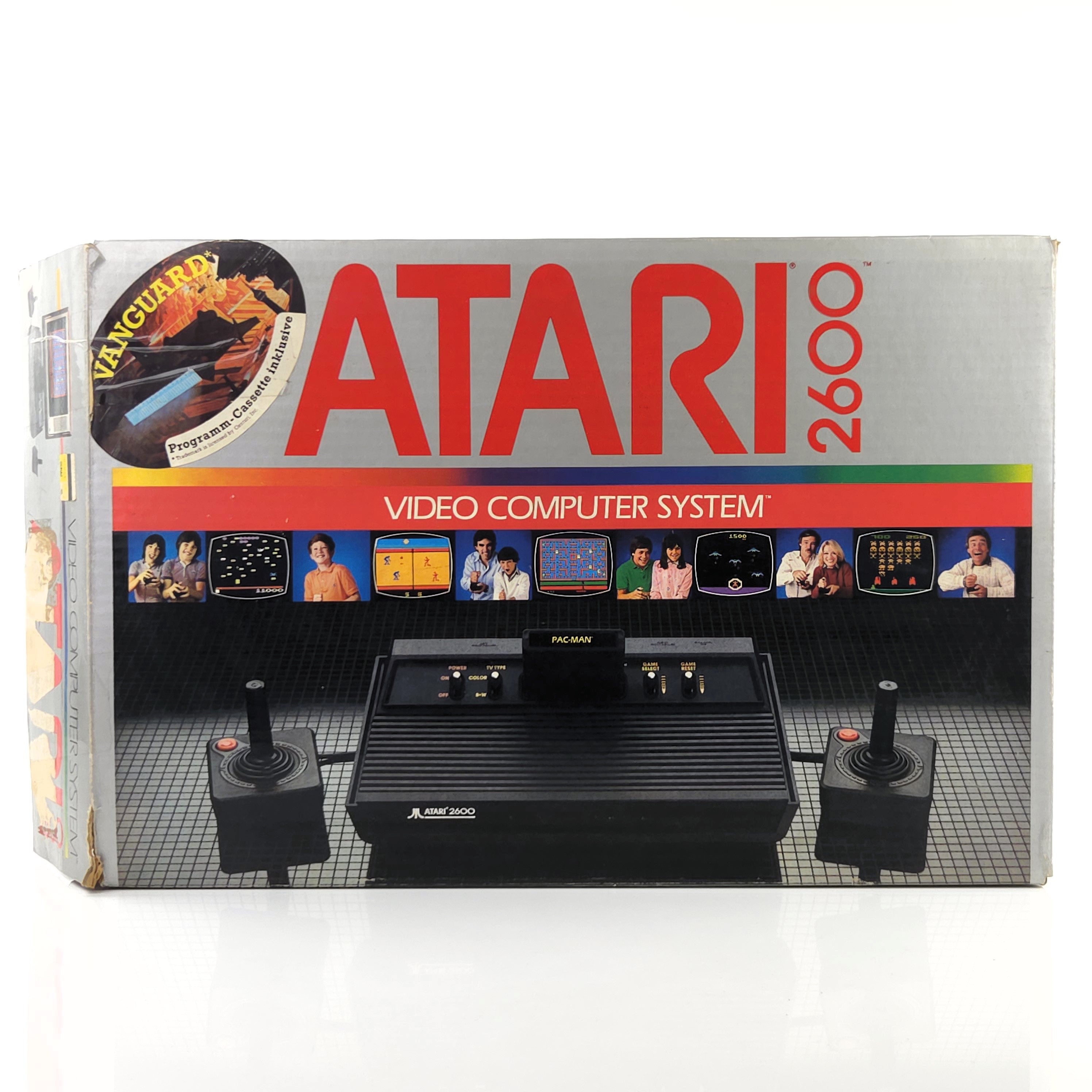 Atari 2600 Konsole OVP Vanguard Spiel PAL