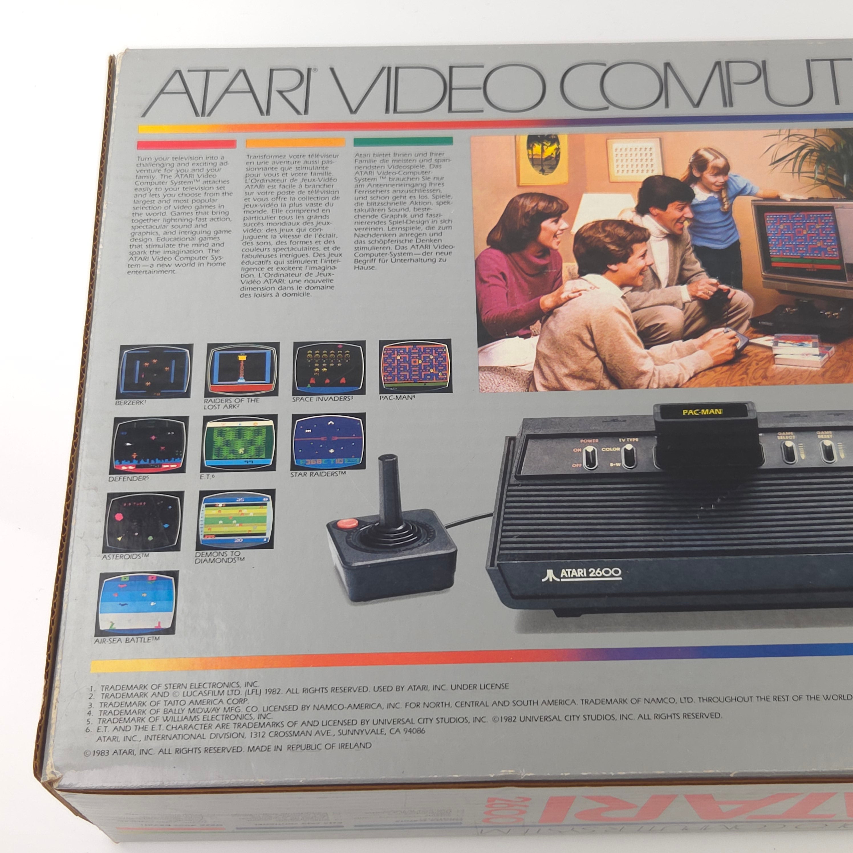 Atari 2600 Konsole OVP Vanguard Spiel PAL