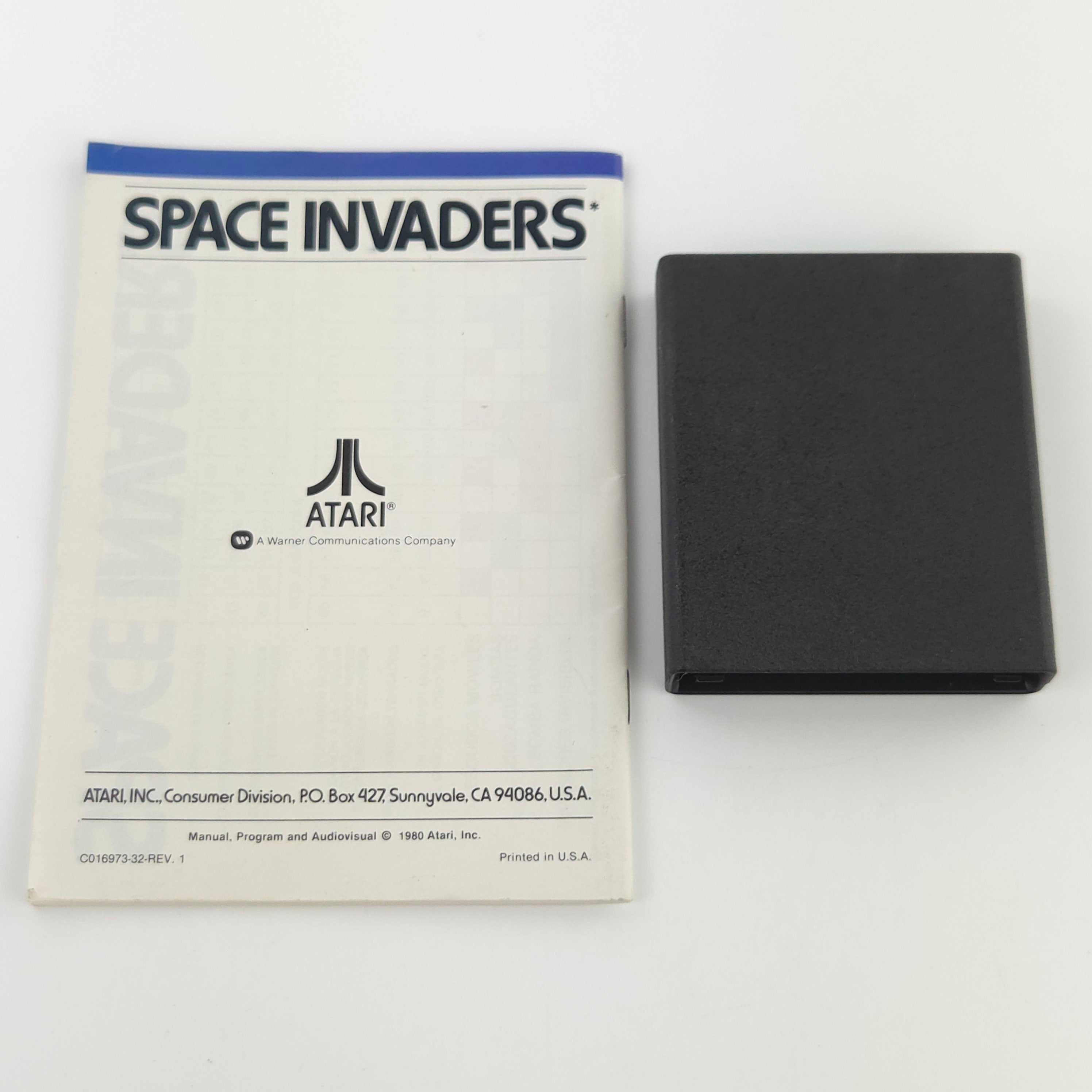 Atari 2600 Spiel Space Invaders VCS Modul Anleitung PAL