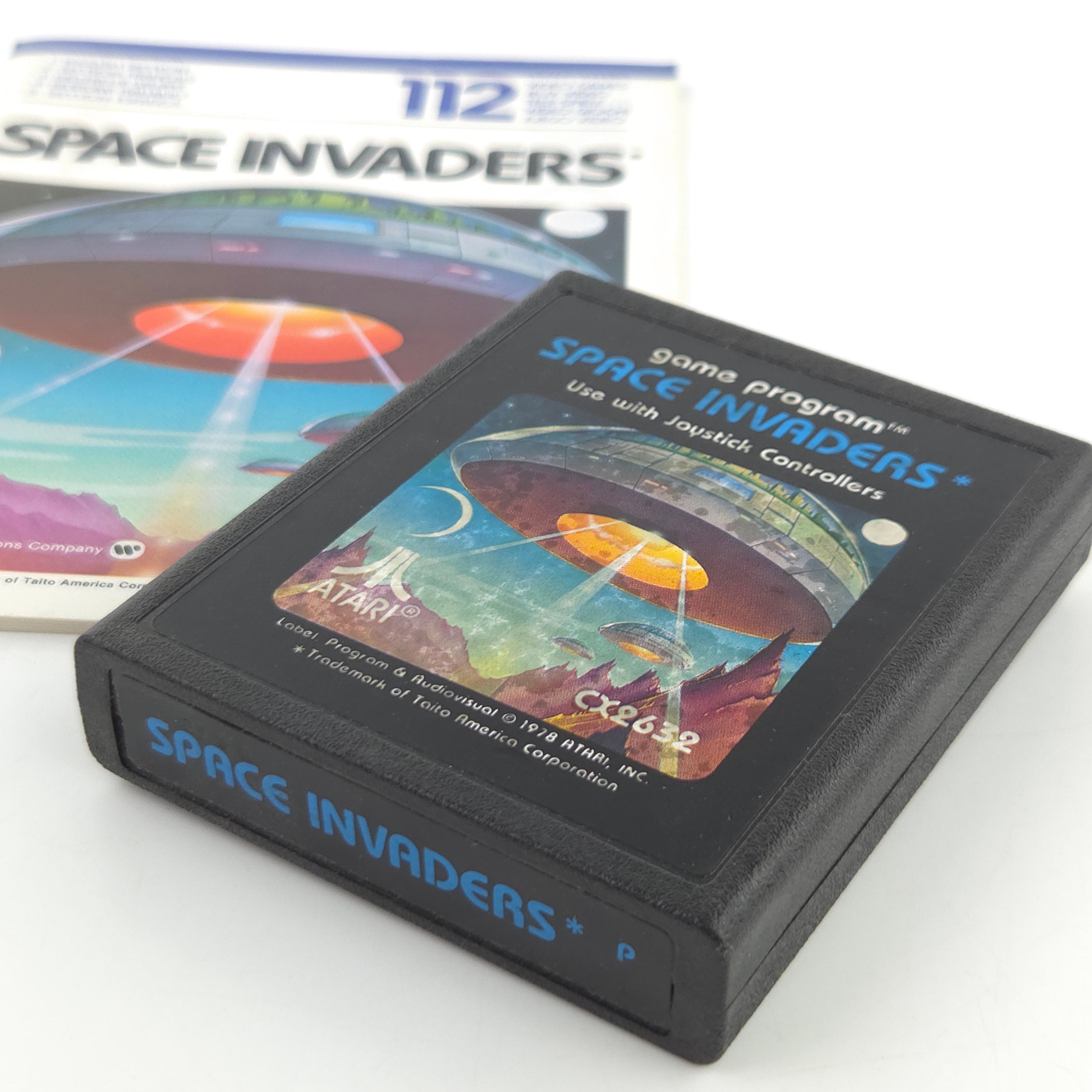 Atari 2600 Spiel Space Invaders VCS Modul Anleitung PAL