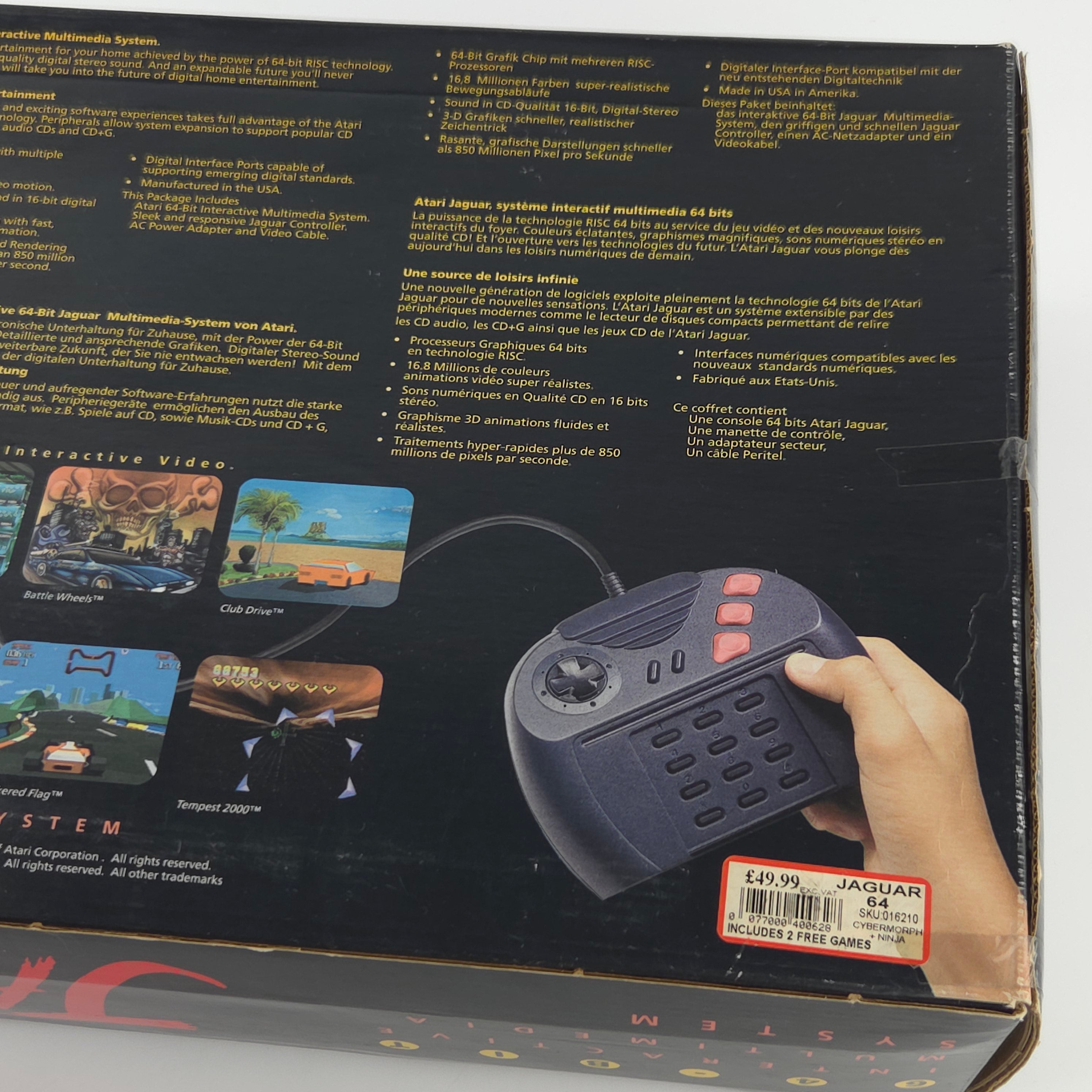 Atari Jaguar 64 Bit Konsole OVP USA
