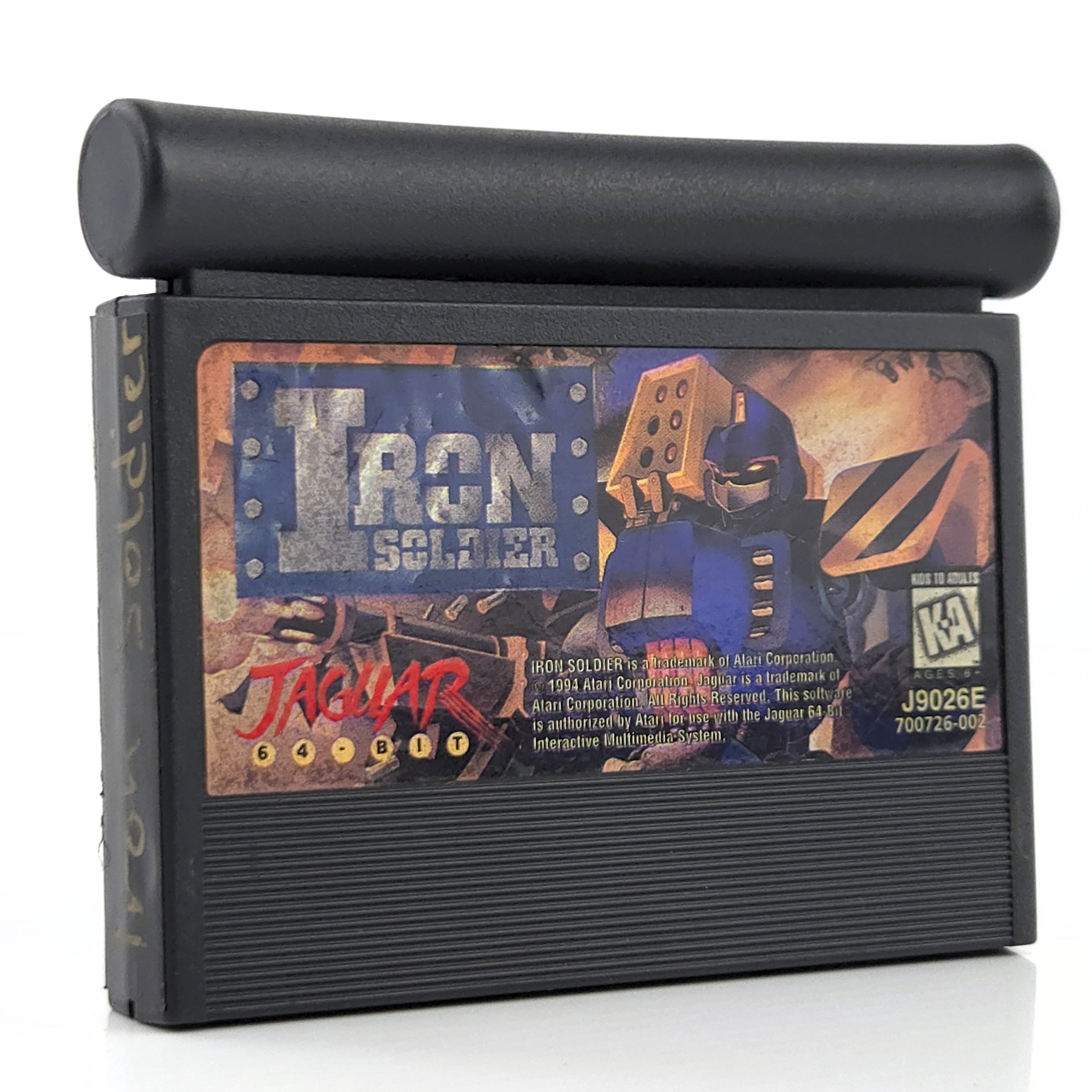 ATARI Jaguar Spiel: Iron Soldier - 64-Bit Modul Cartridge (1994)