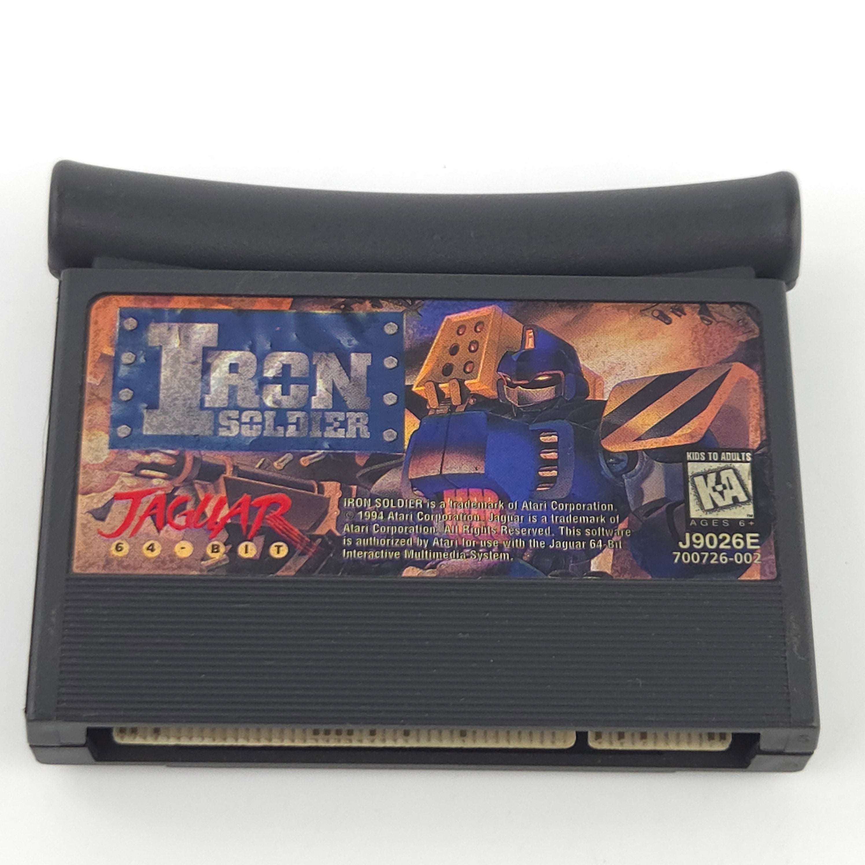 ATARI Jaguar Spiel: Iron Soldier - 64-Bit Modul Cartridge (1994)