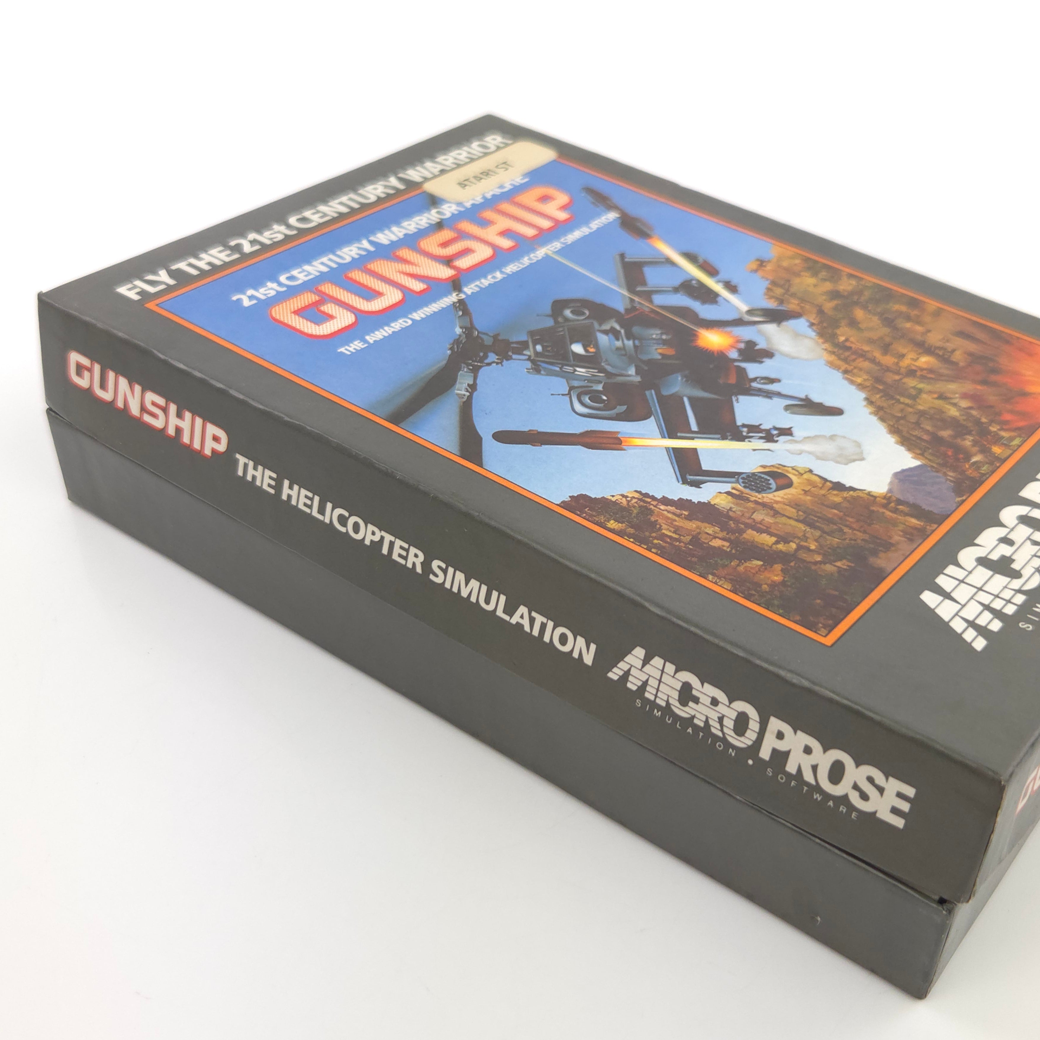 Atari ST Spiel – 21st Century Warrior Apache Gunship OVP