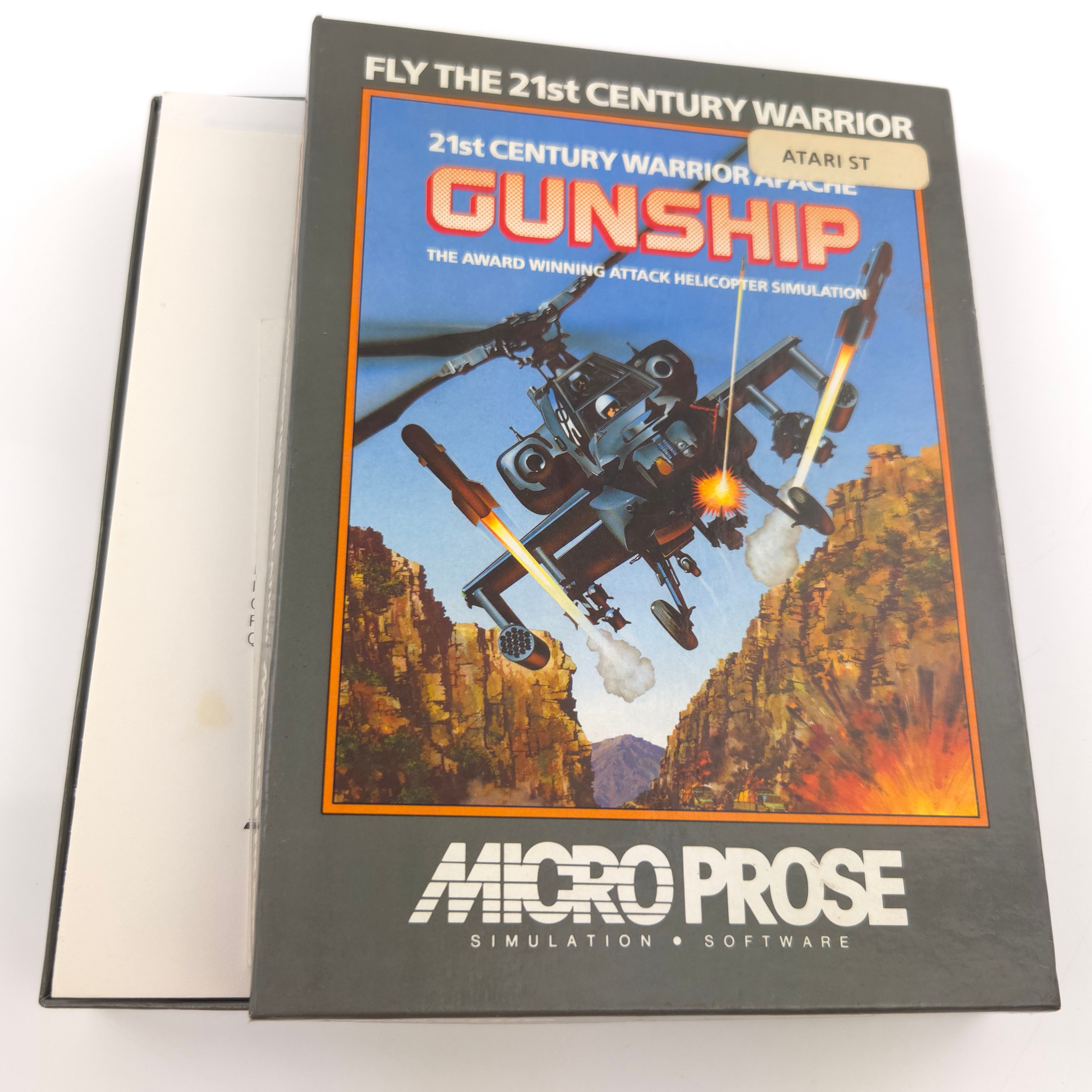 Atari ST Spiel – 21st Century Warrior Apache Gunship OVP