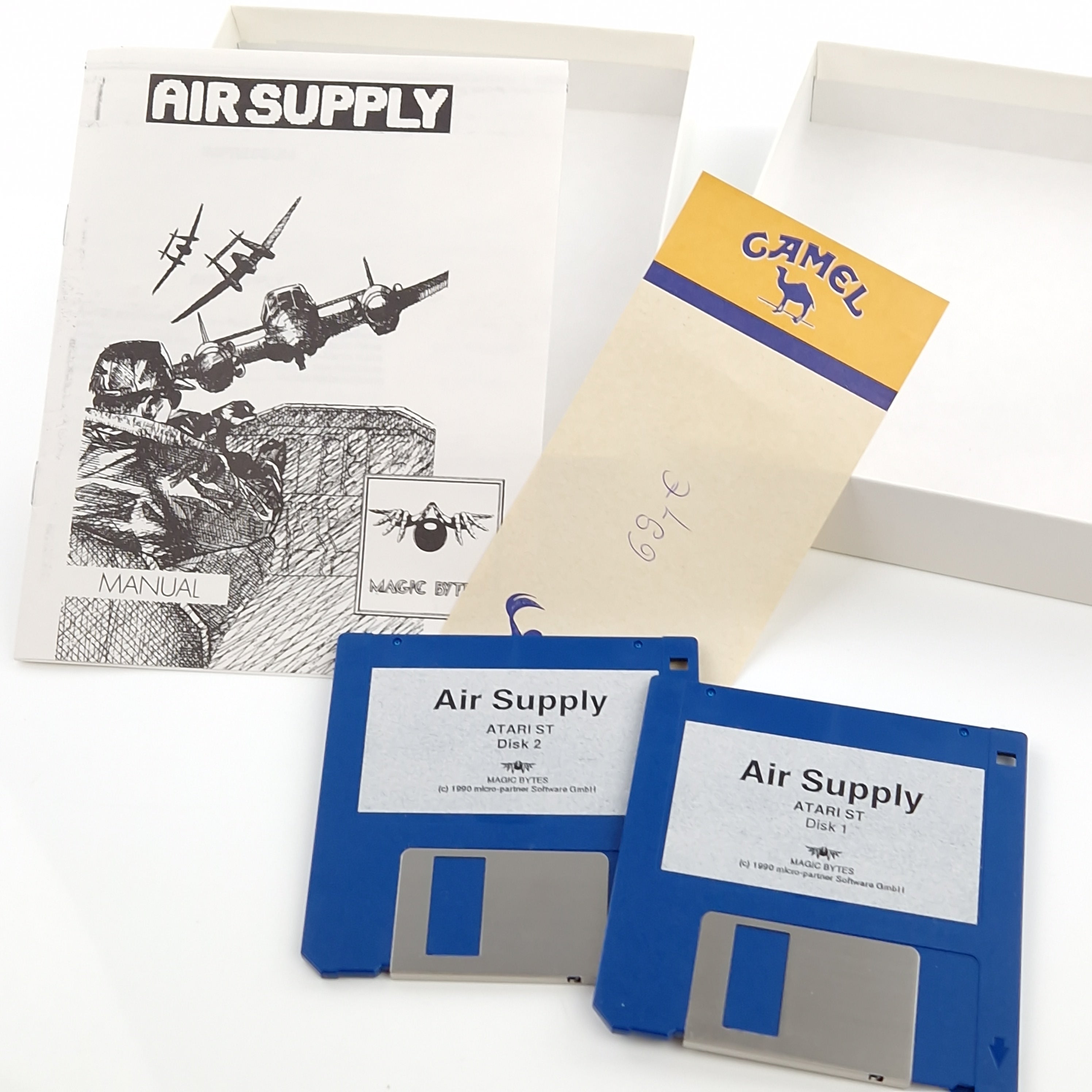 Atari ST Spiel – Air Supply OVP Anleitung Magic Bytes