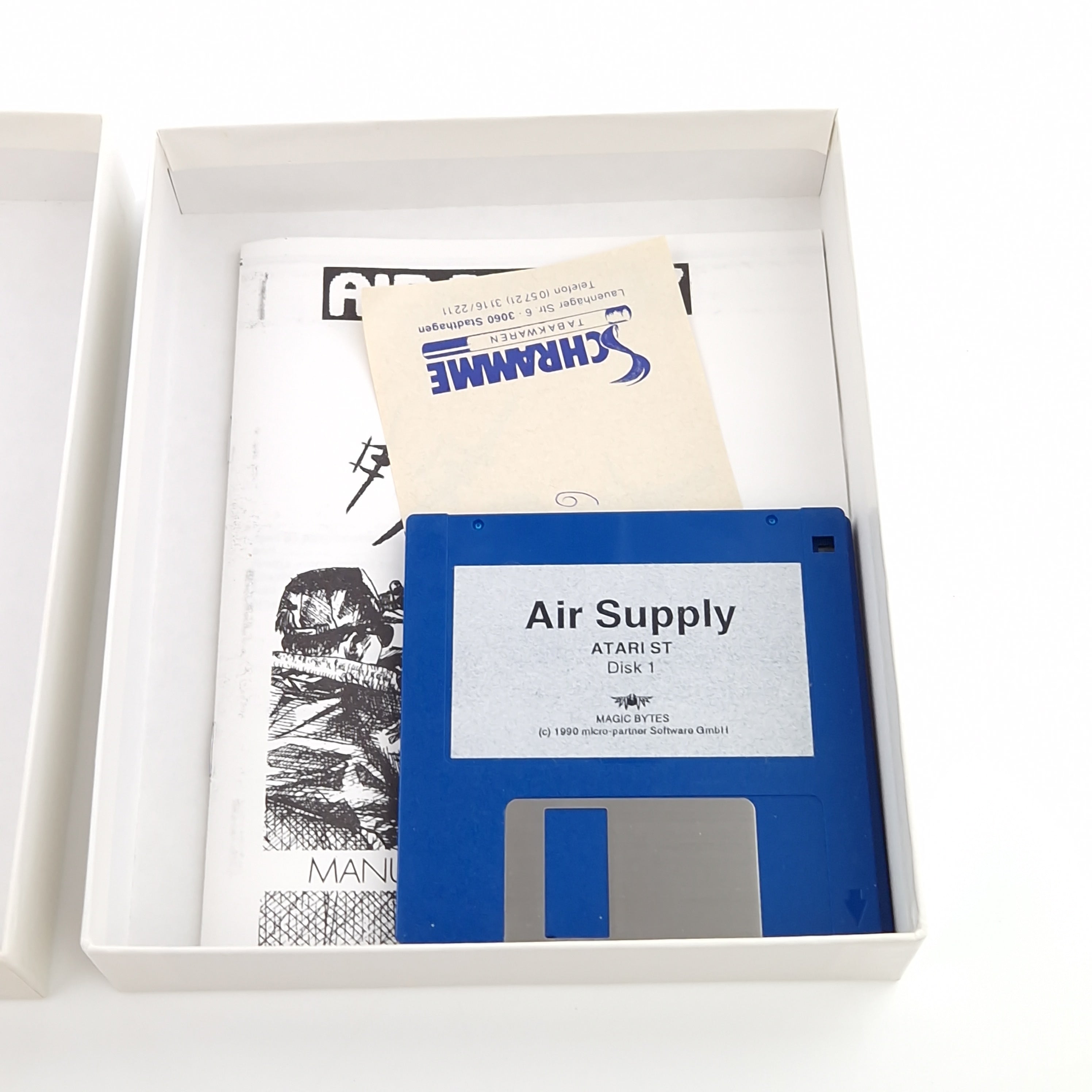 Atari ST Spiel – Air Supply OVP Anleitung Magic Bytes