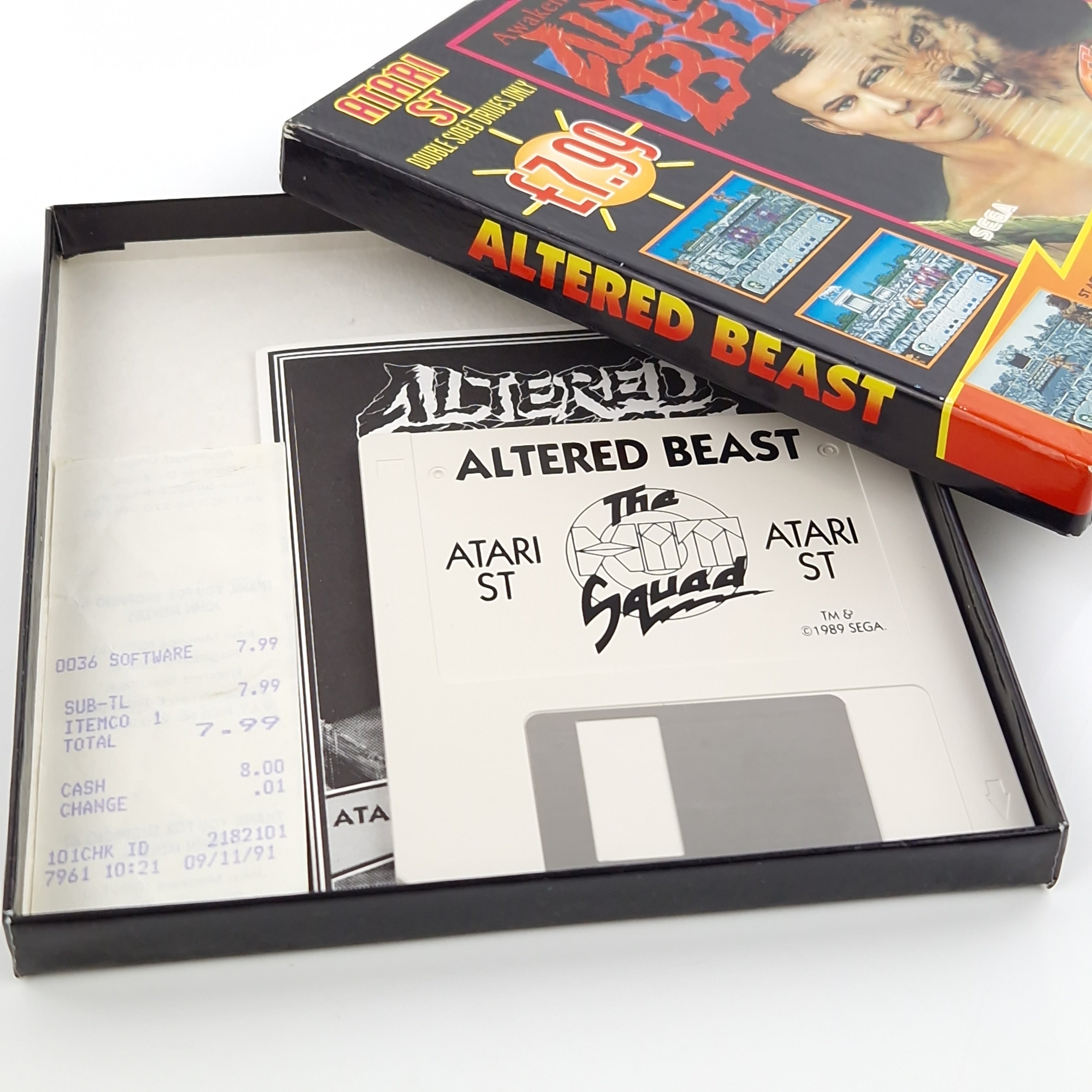 Atari ST Spiel – Altered Beast The Hit Squad OVP Anleitung