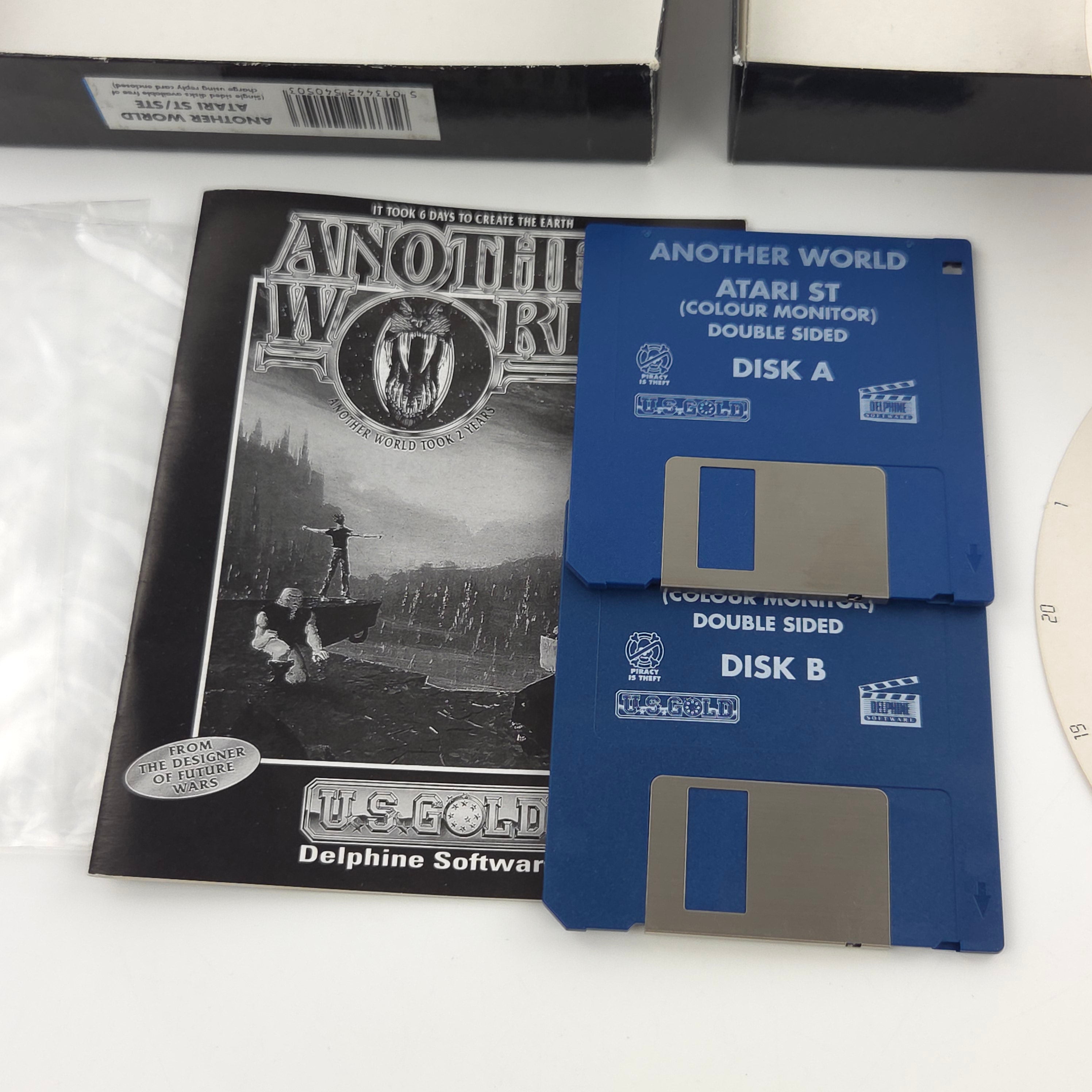 Atari ST Spiel – Another World Diskette Anleitung OVP
