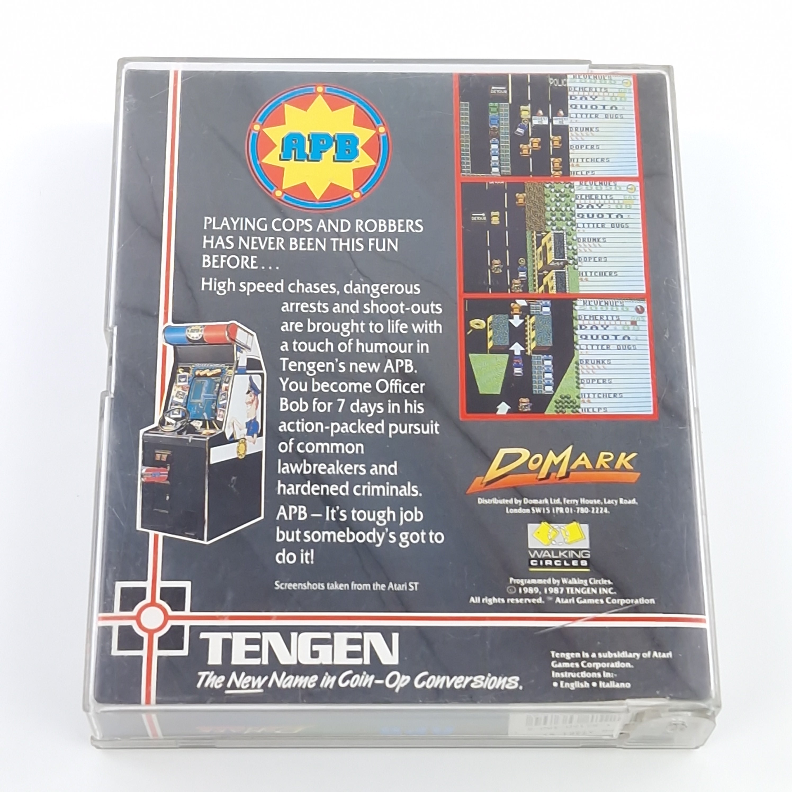 Atari ST Spiel – APB All-Points Bulletin (OVP Anleitung)