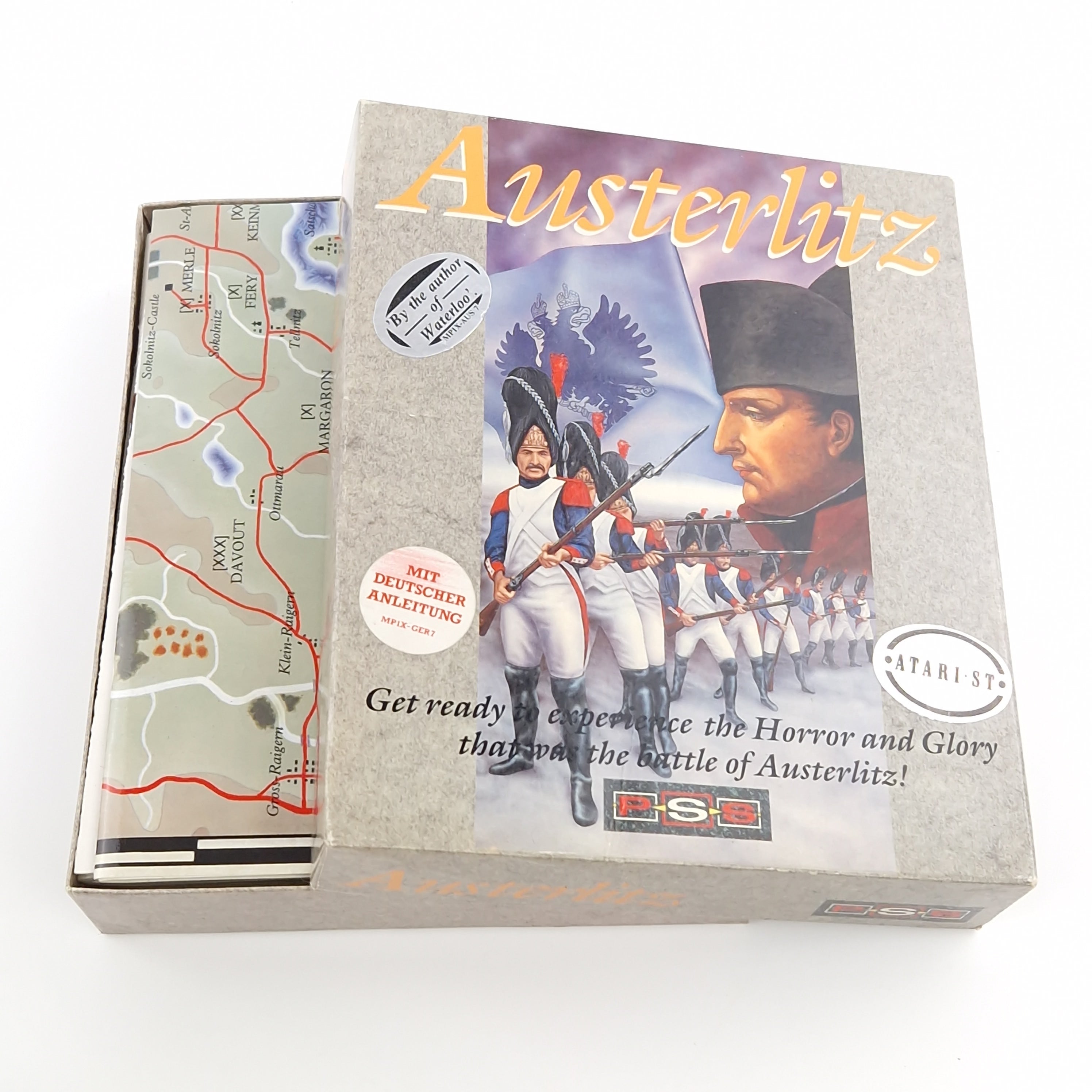 Atari ST Spiel – Austerlitz mit OVP und Anleitung