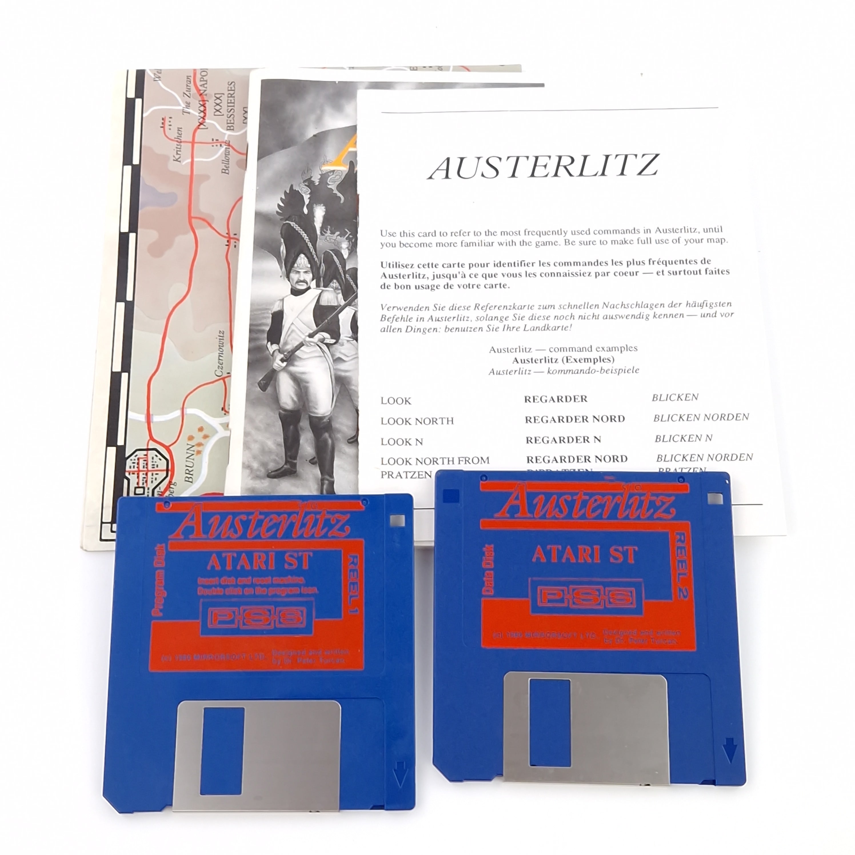 Atari ST Spiel – Austerlitz mit OVP und Anleitung