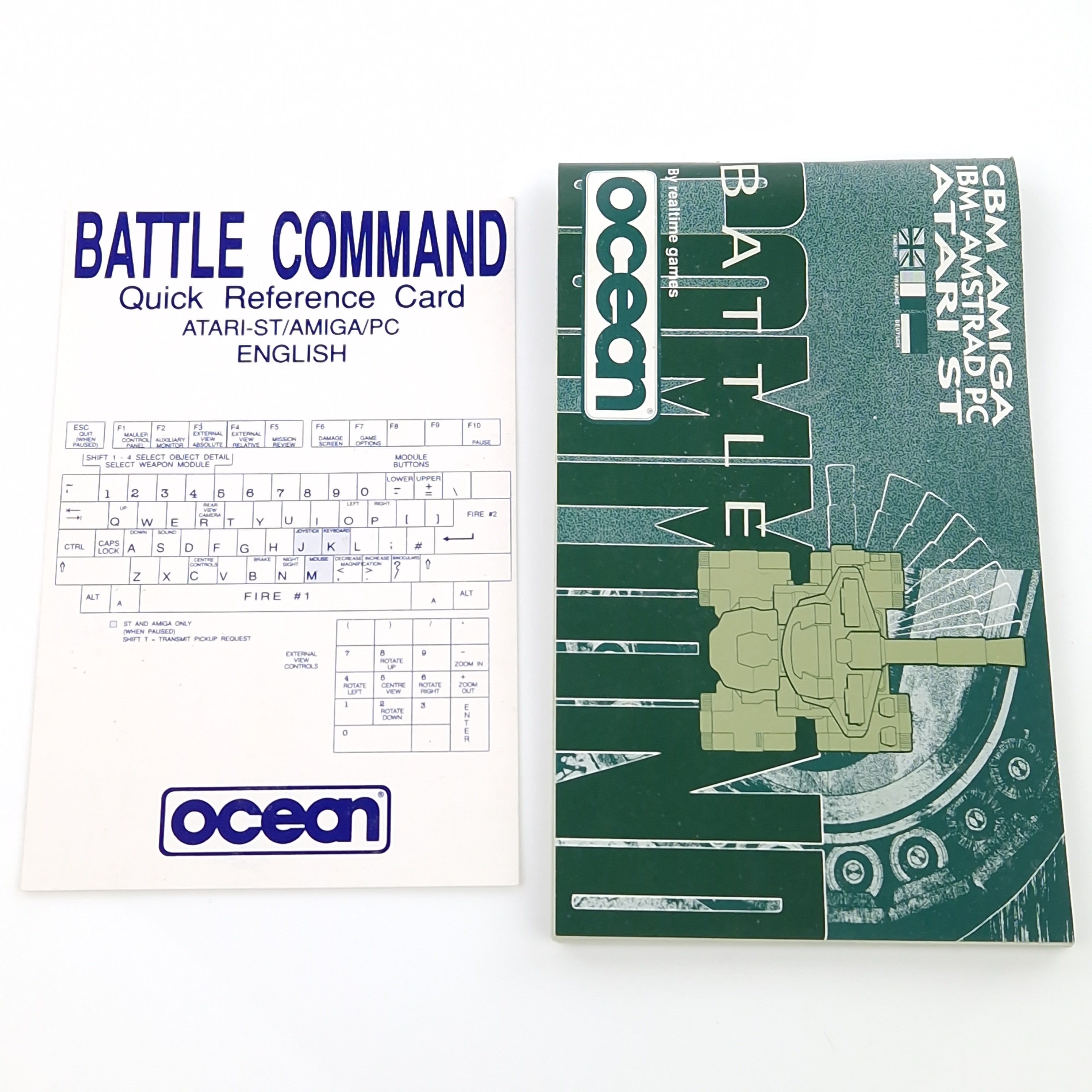 Atari ST Spiel – Battle Command Diskette OVP Anleitung
