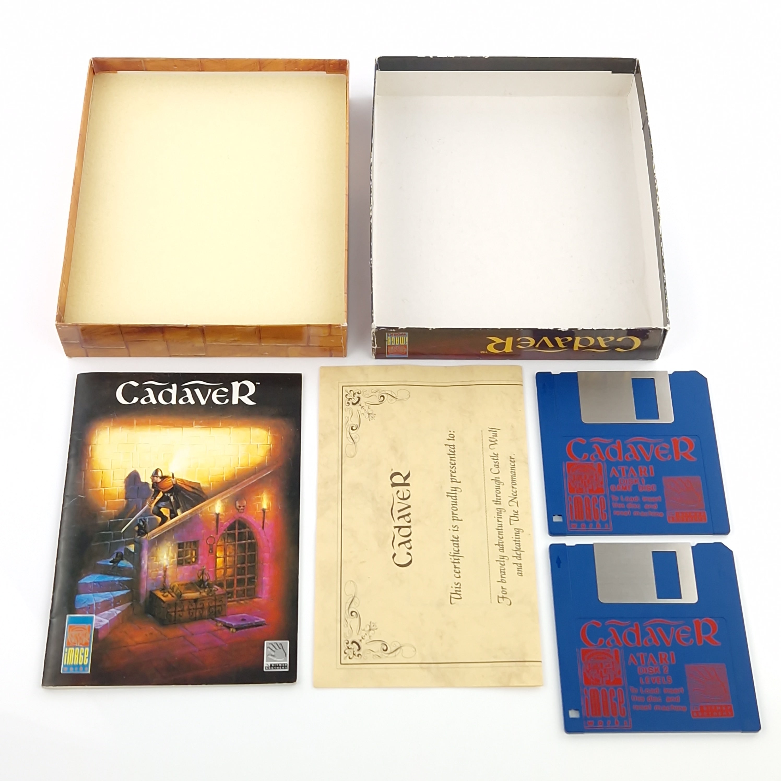 Atari ST Spiel – Cadaver Big Box Diskette Anleitung OVP