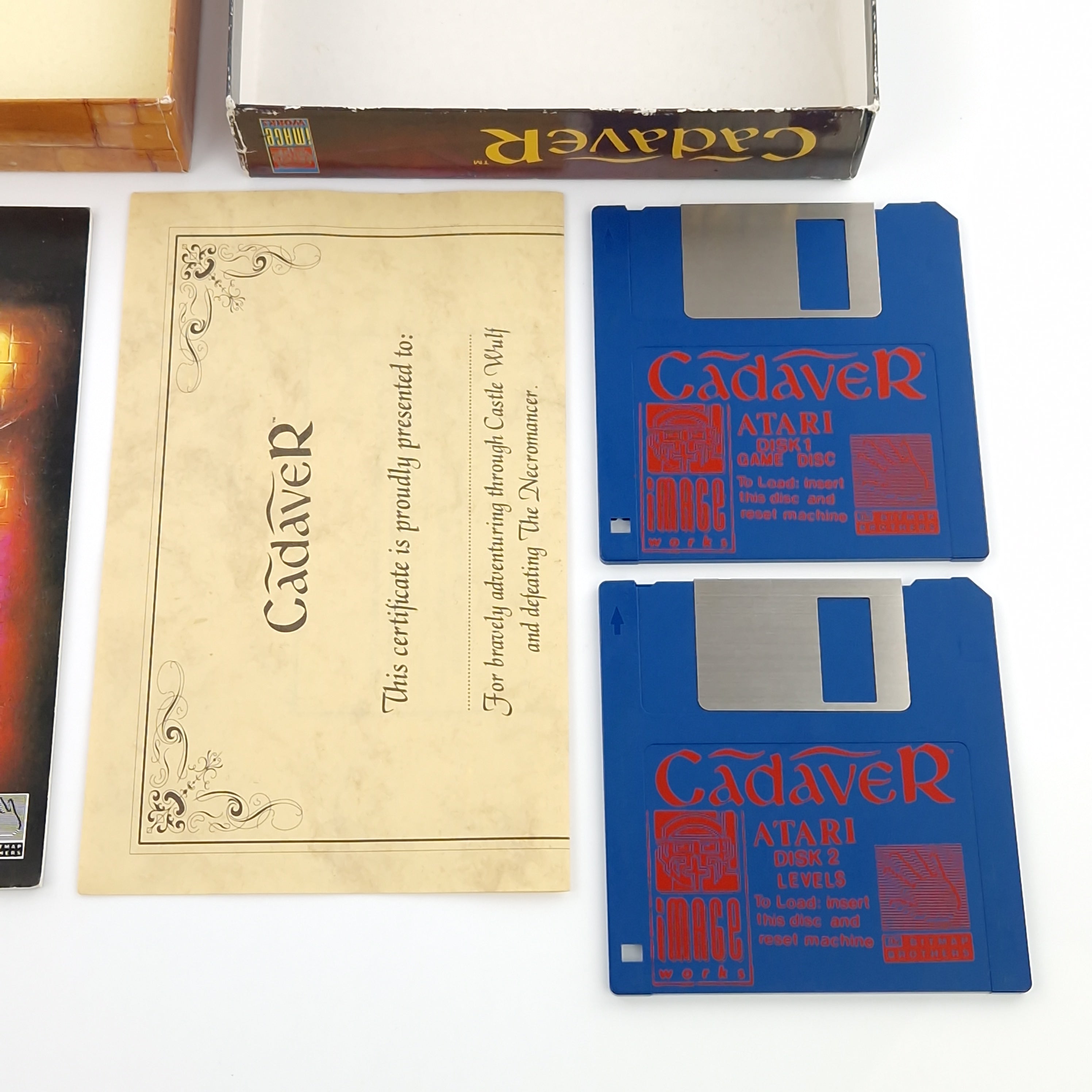 Atari ST Spiel – Cadaver Big Box Diskette Anleitung OVP