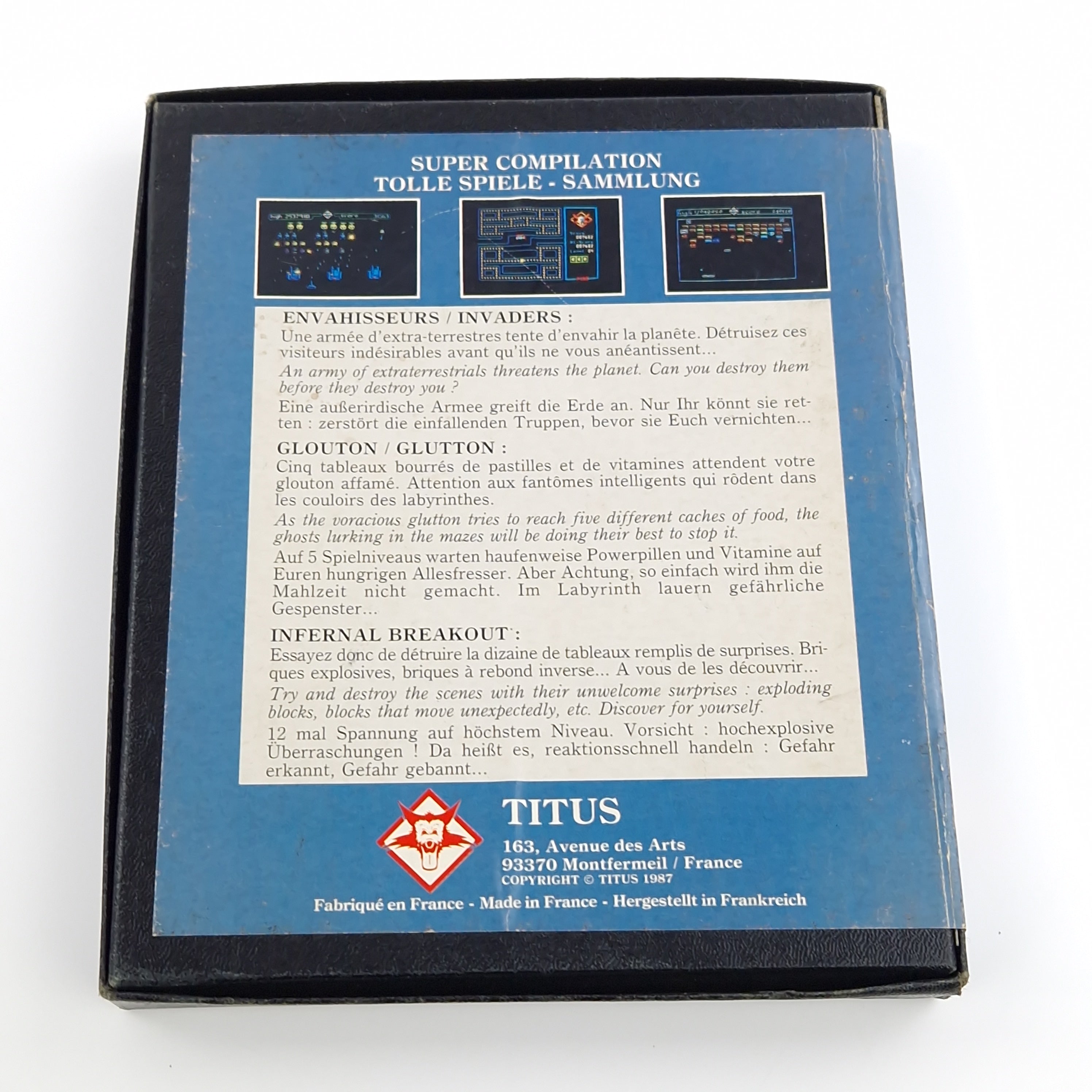 Atari ST Spiel – Classiques Vol 1 Big Box OVP Diskette