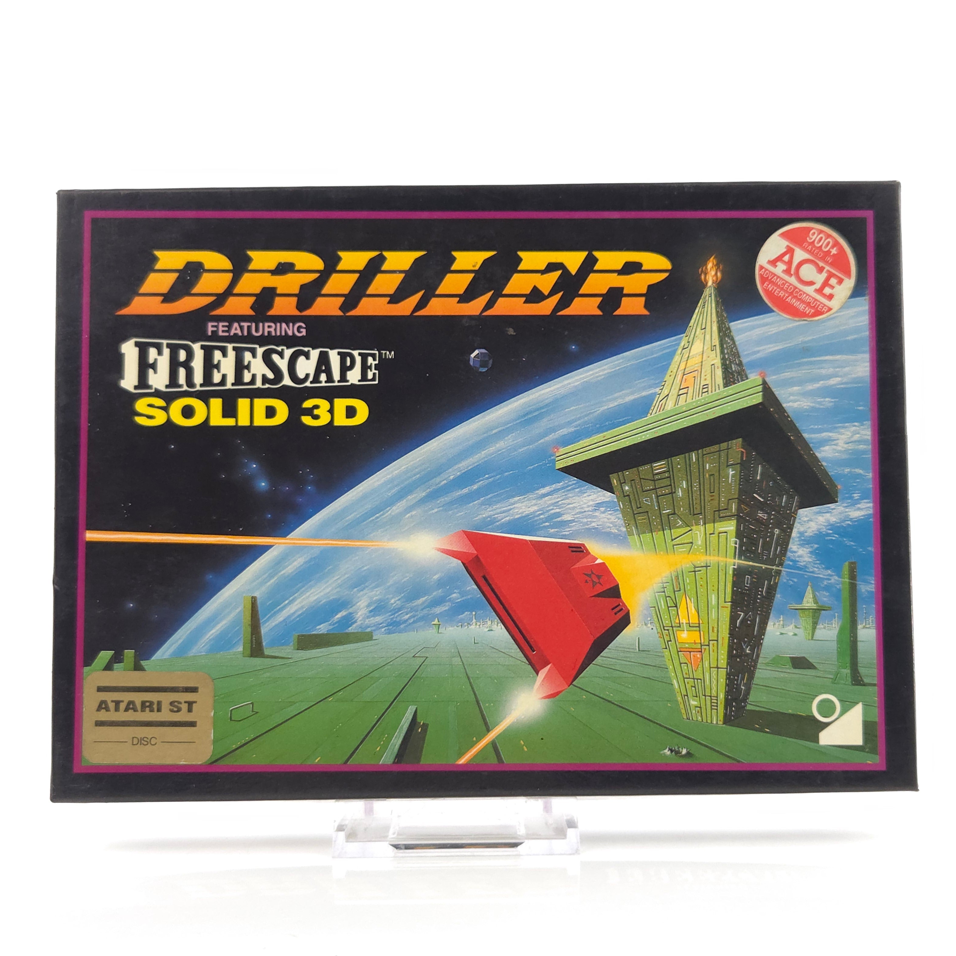 Atari ST Spiel – Driller Freescape Solid 3D (OVP)