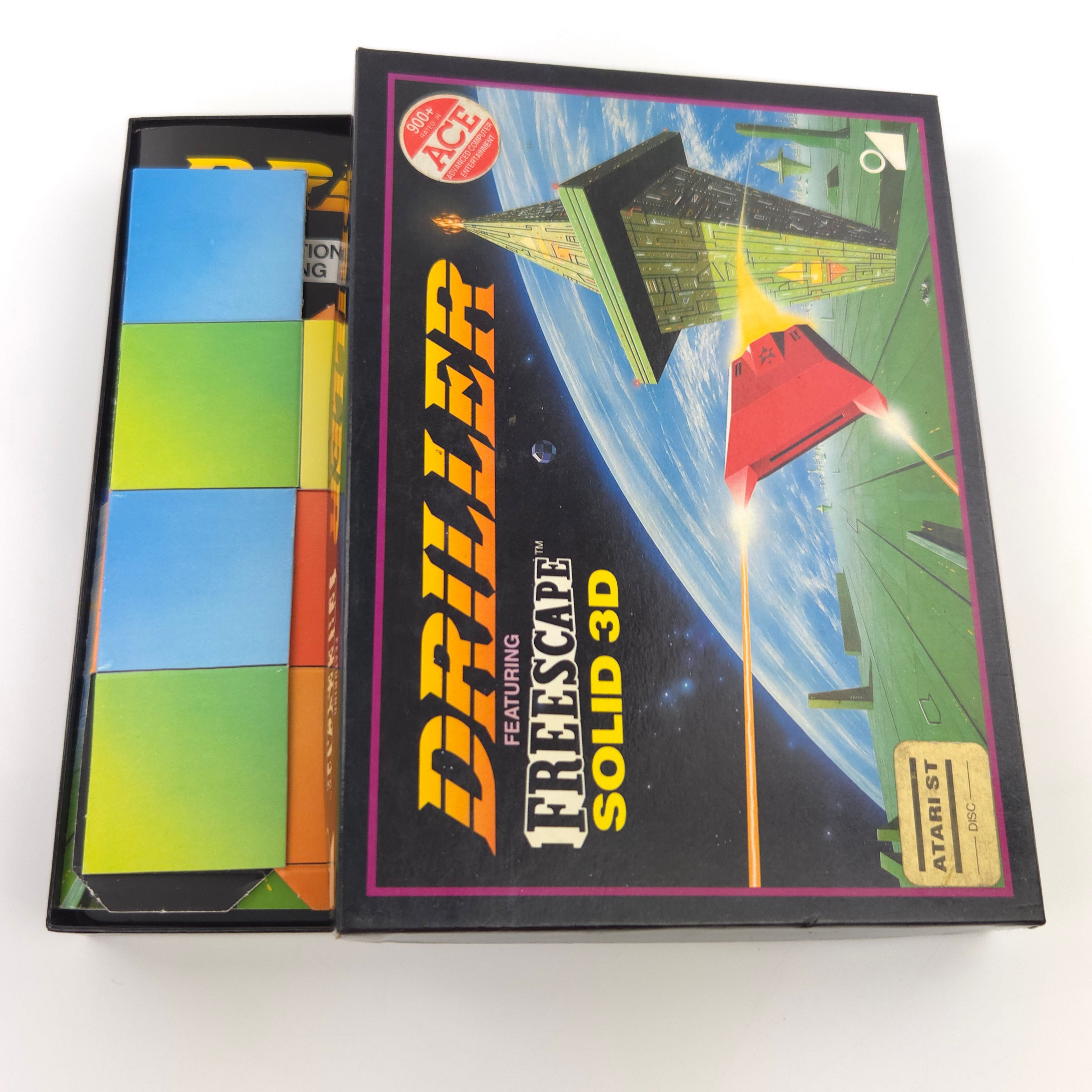 Atari ST Spiel – Driller Freescape Solid 3D (OVP)