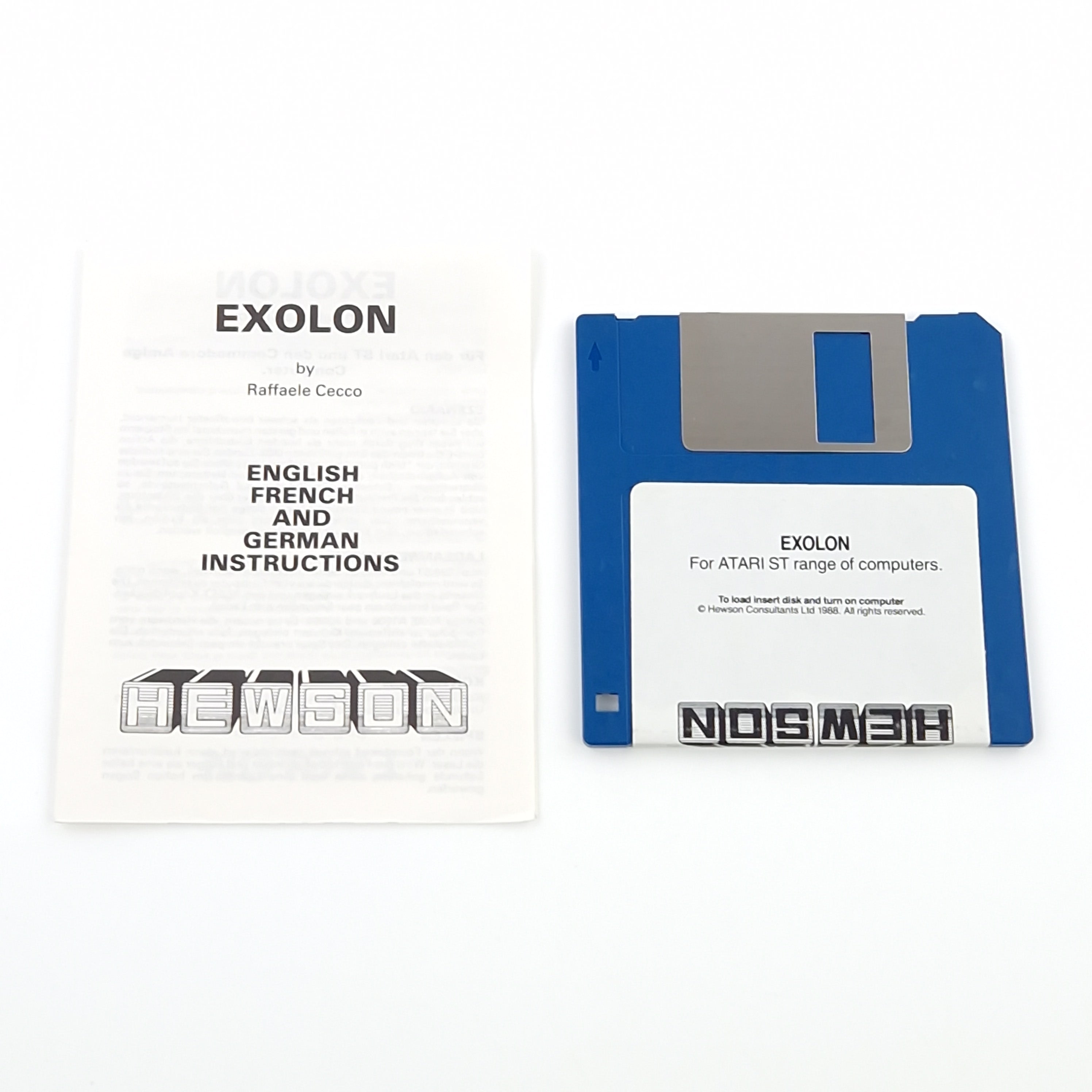 Atari ST Spiel – Exolon mit OVP und Anleitung