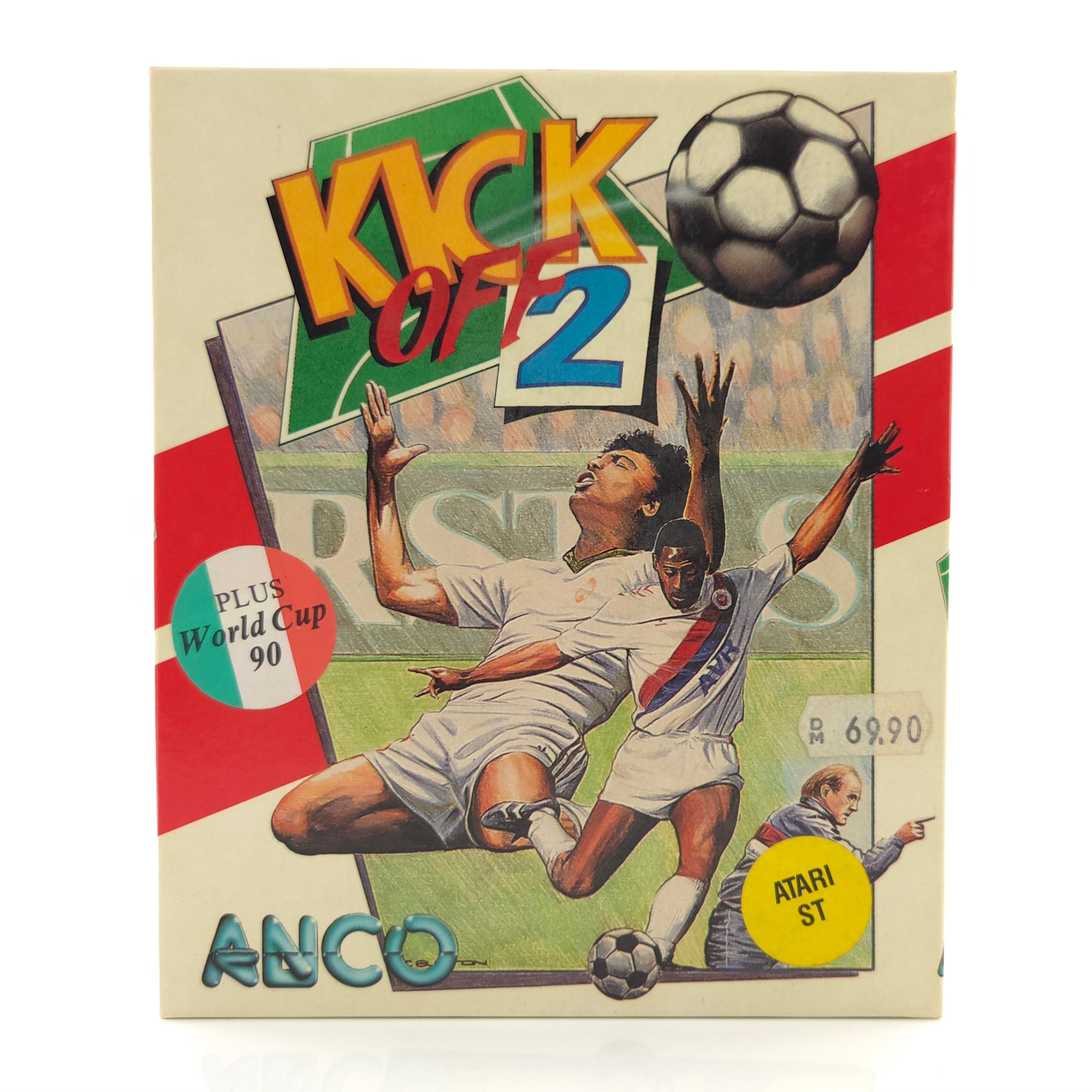 Atari ST Spiel – Kick Off 2 OVP Anleitung Diskette