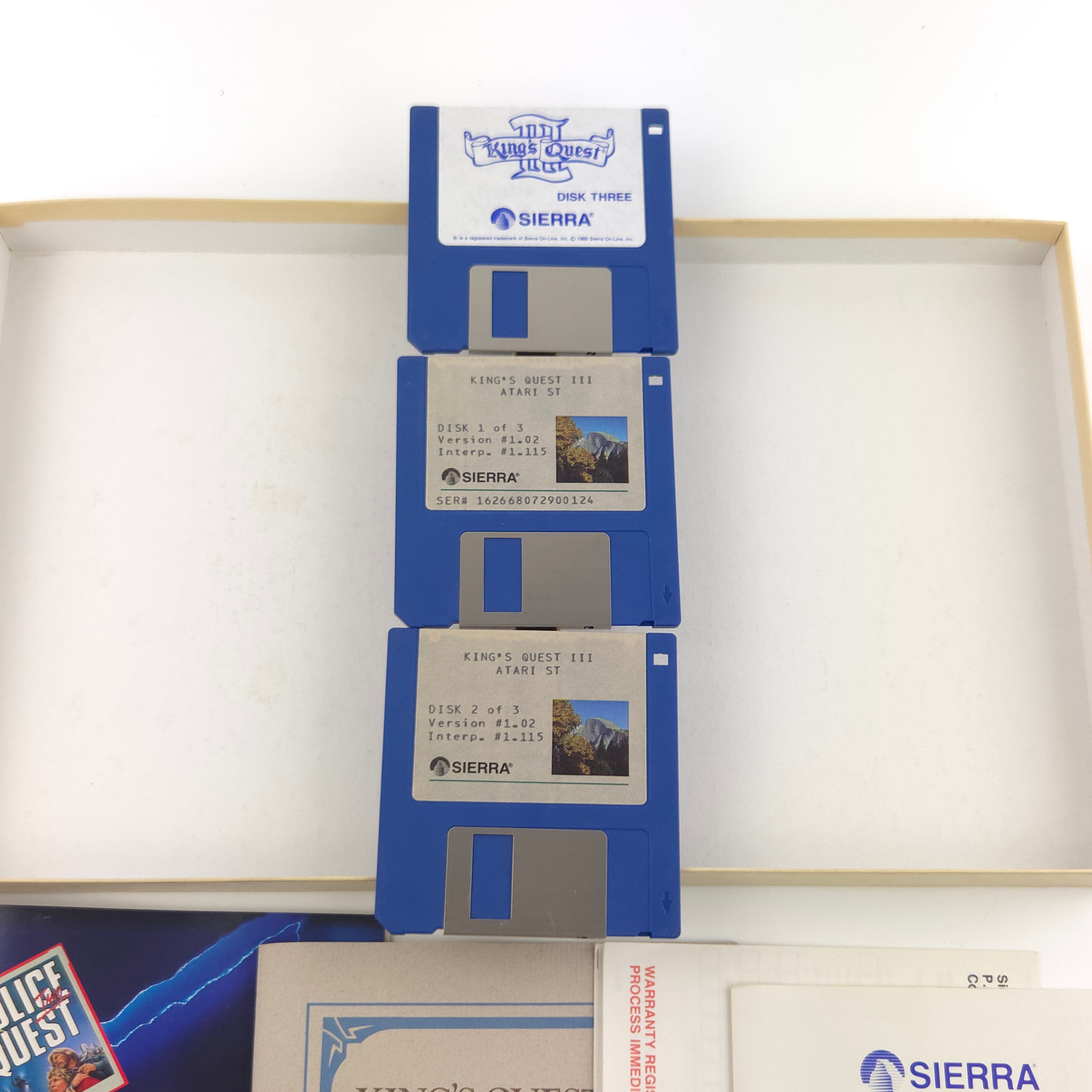 Atari ST Spiel – Kings Quest III To Heir is Human OVP