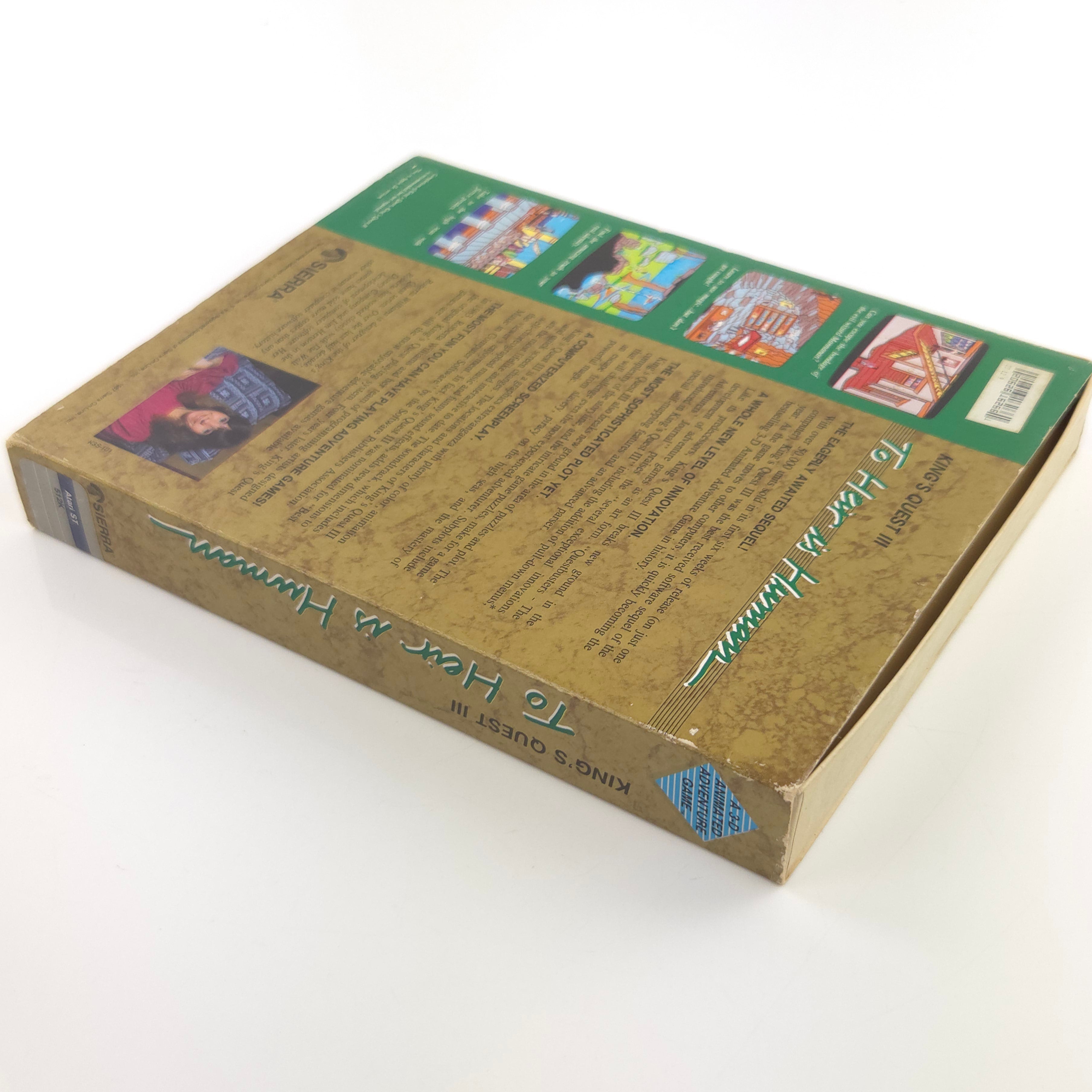 Atari ST Spiel – Kings Quest III To Heir is Human OVP