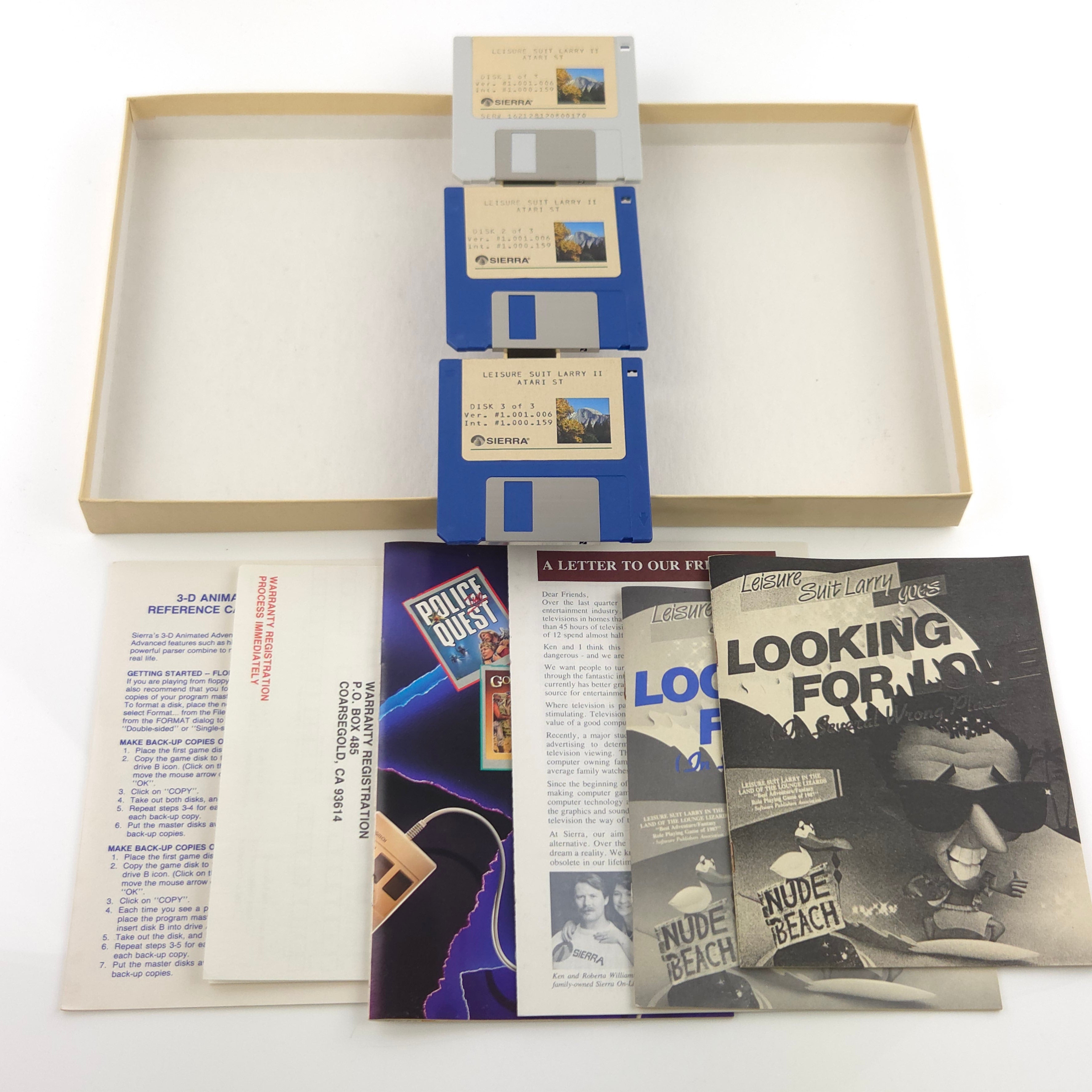 Atari ST Spiel – Leisure Suit Larry goes Looking (OVP)