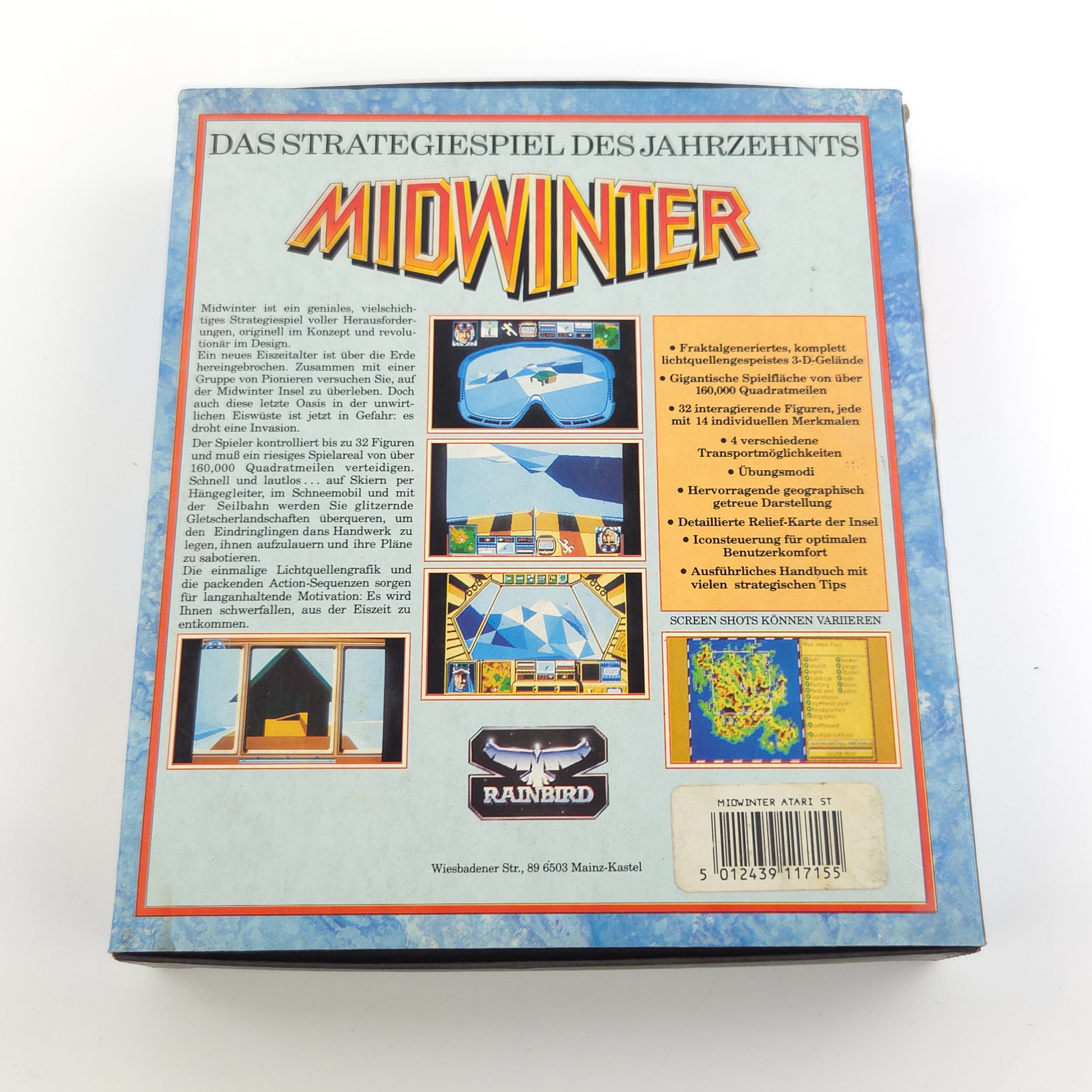 Atari ST Spiel – Midwinter mit Anleitung und OVP