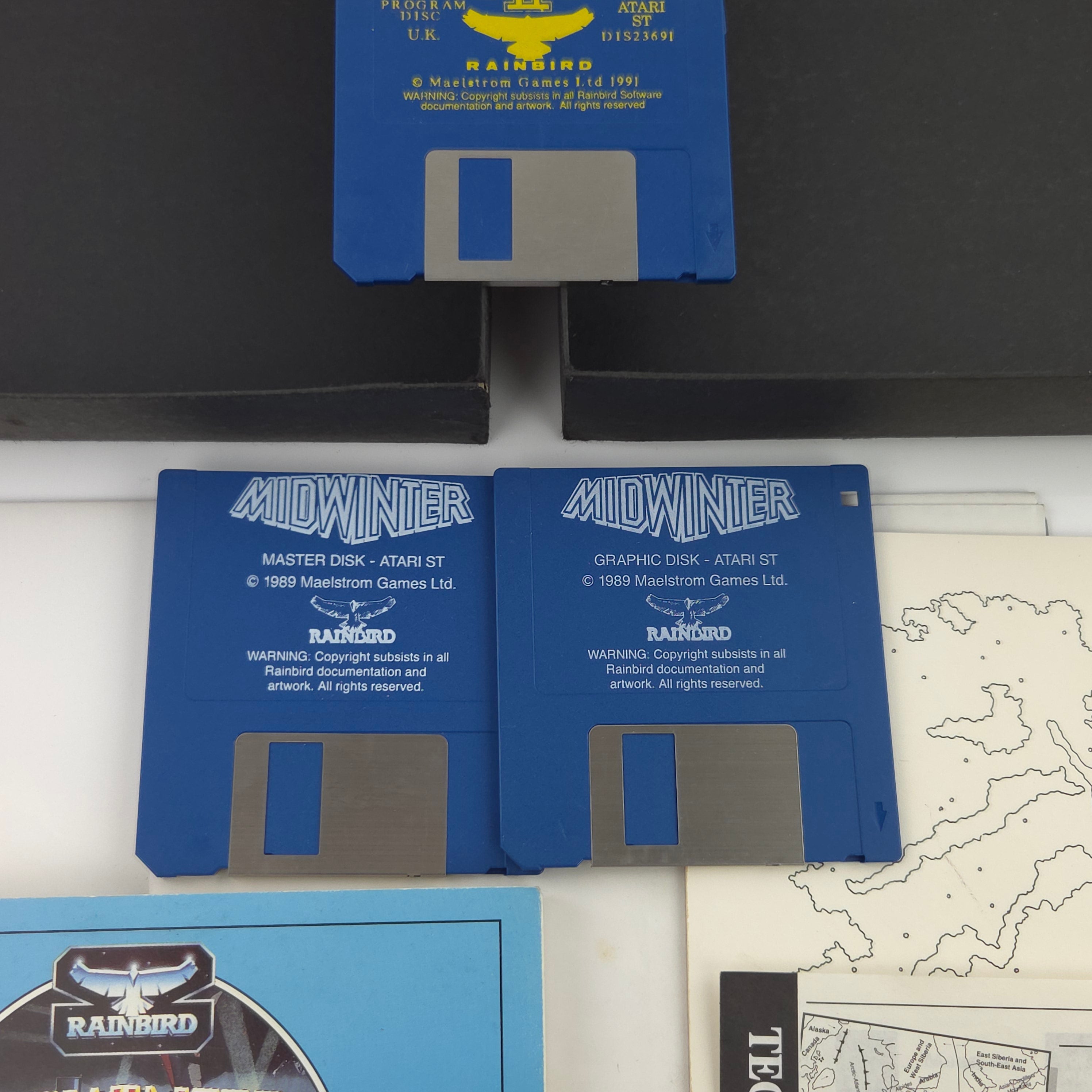 Atari ST Spiel – Midwinter I II Flames of Freedom OVP