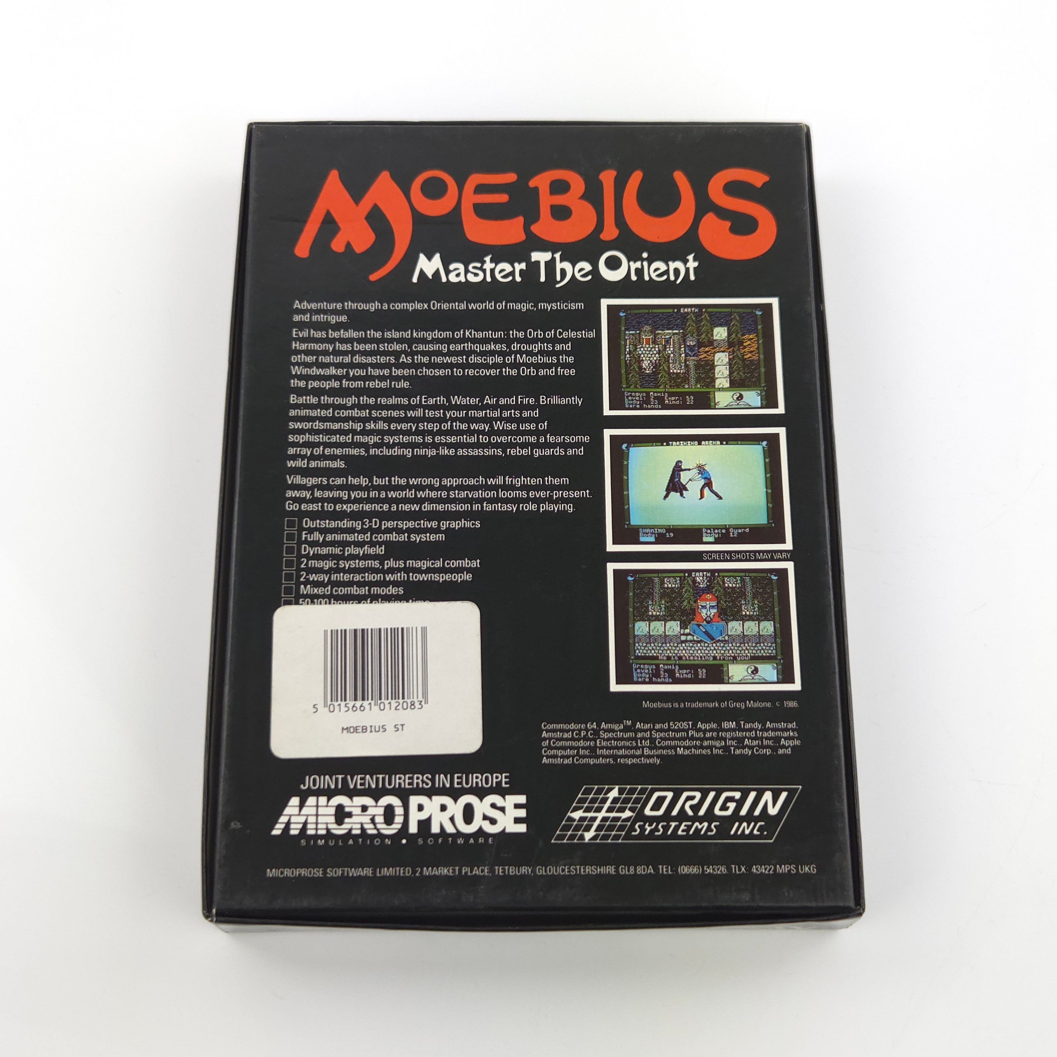 Atari ST Spiel – Moebius The Orb of Celestial Harmony OVP