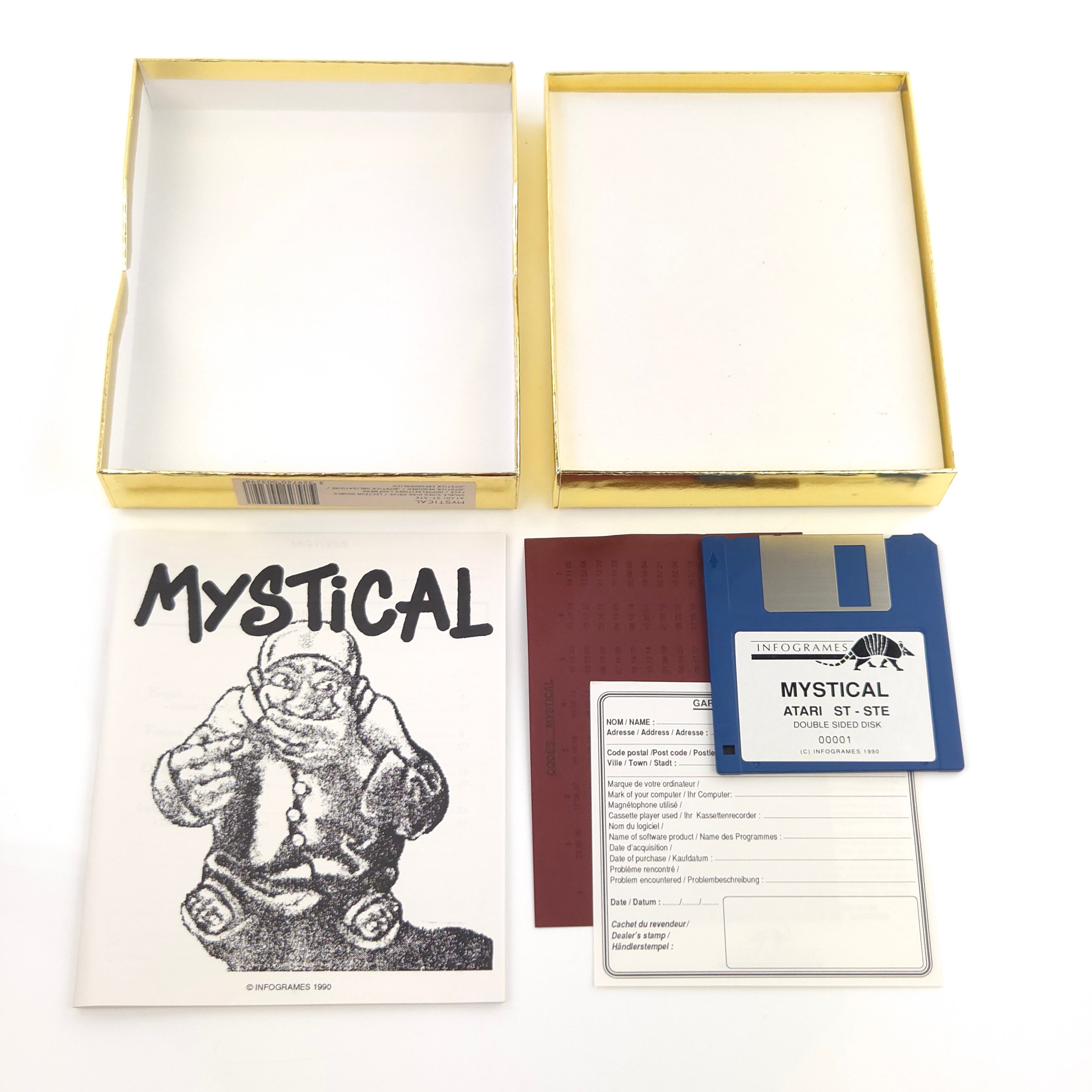 Atari ST Spiel – Mystical mit Anleitung und OVP