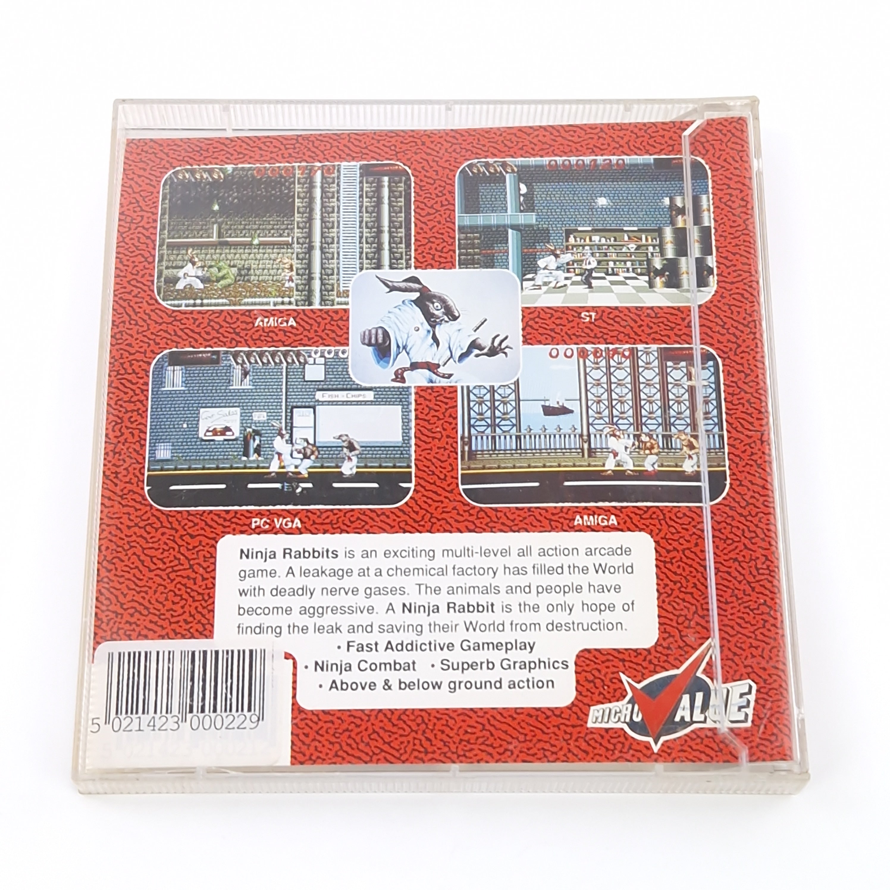 Atari ST Spiel – Ninja Rabbits Diskette OVP ohne Anleitung