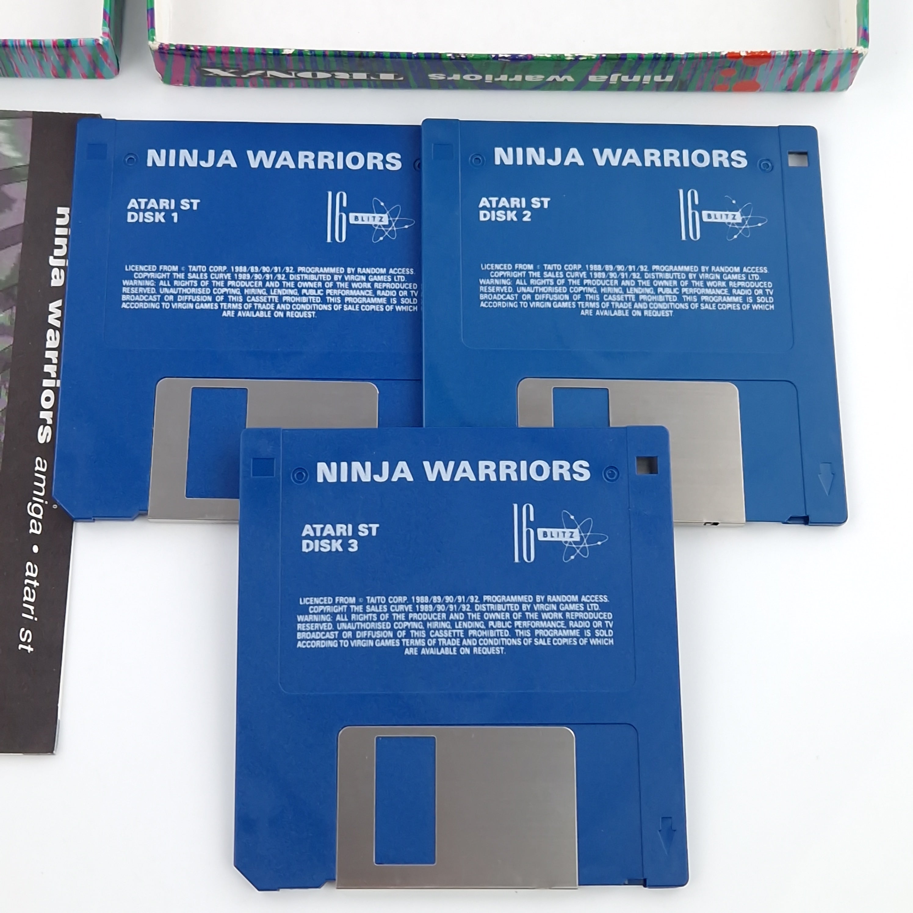 Atari ST Spiel – Ninja Warriors mit OVP und Anleitung