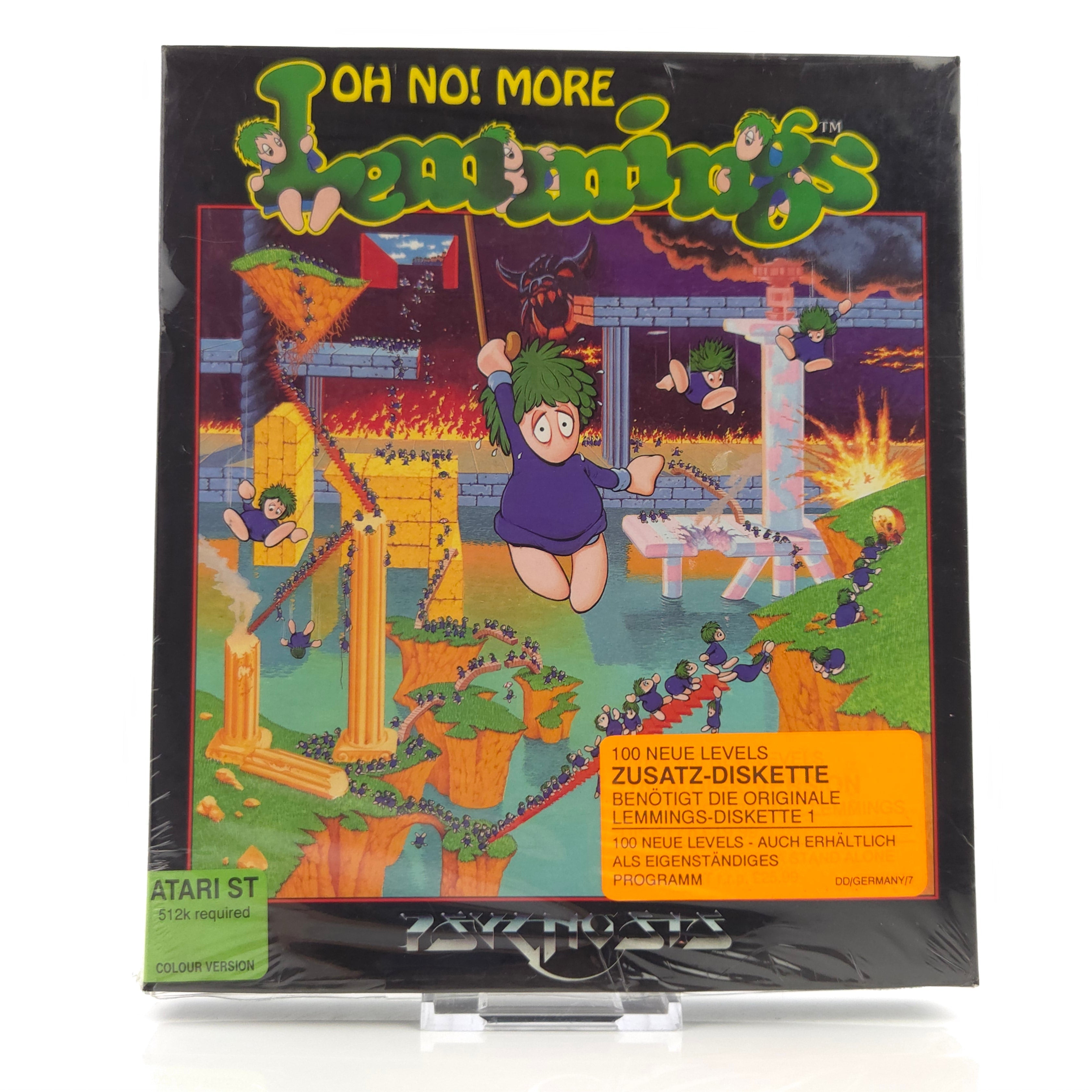 Atari ST Spiel – Oh No More Lemmings (OVP Anleitung)