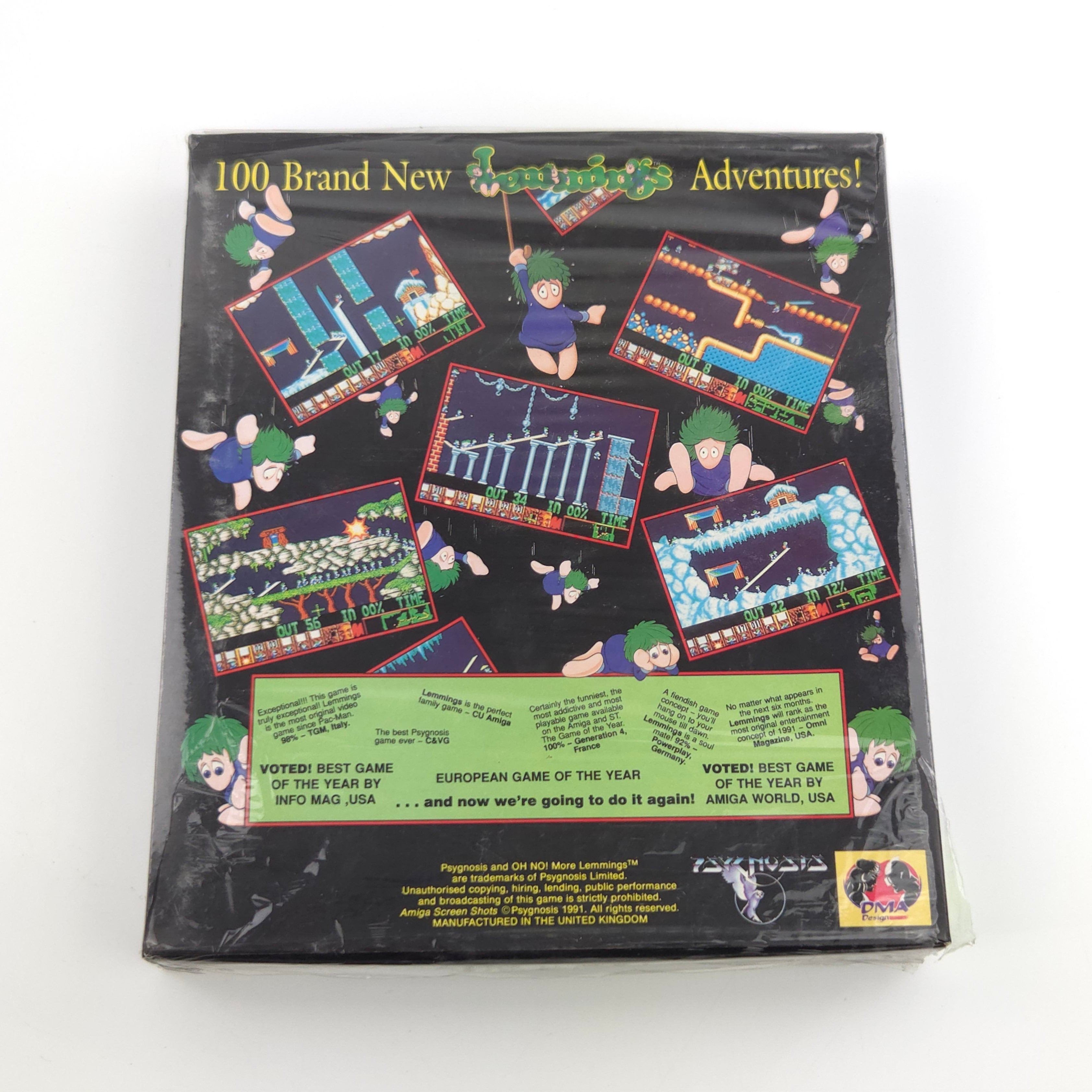 Atari ST Spiel – Oh No More Lemmings (OVP Anleitung)