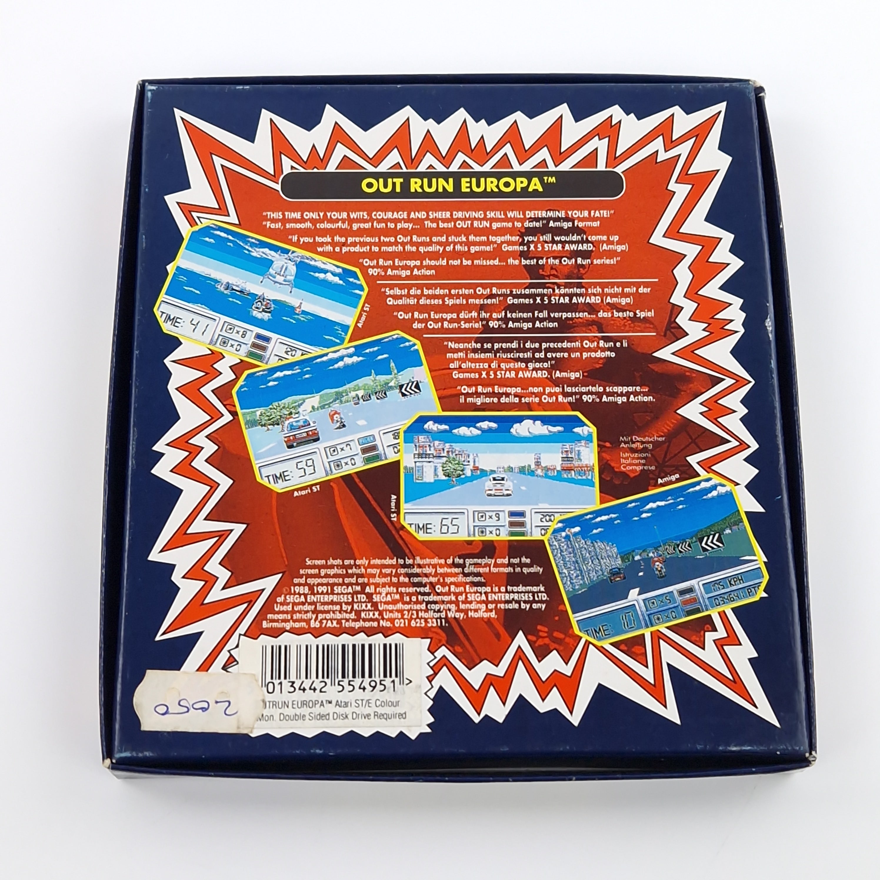 Atari ST Spiel – Out Run Europa Diskette OVP
