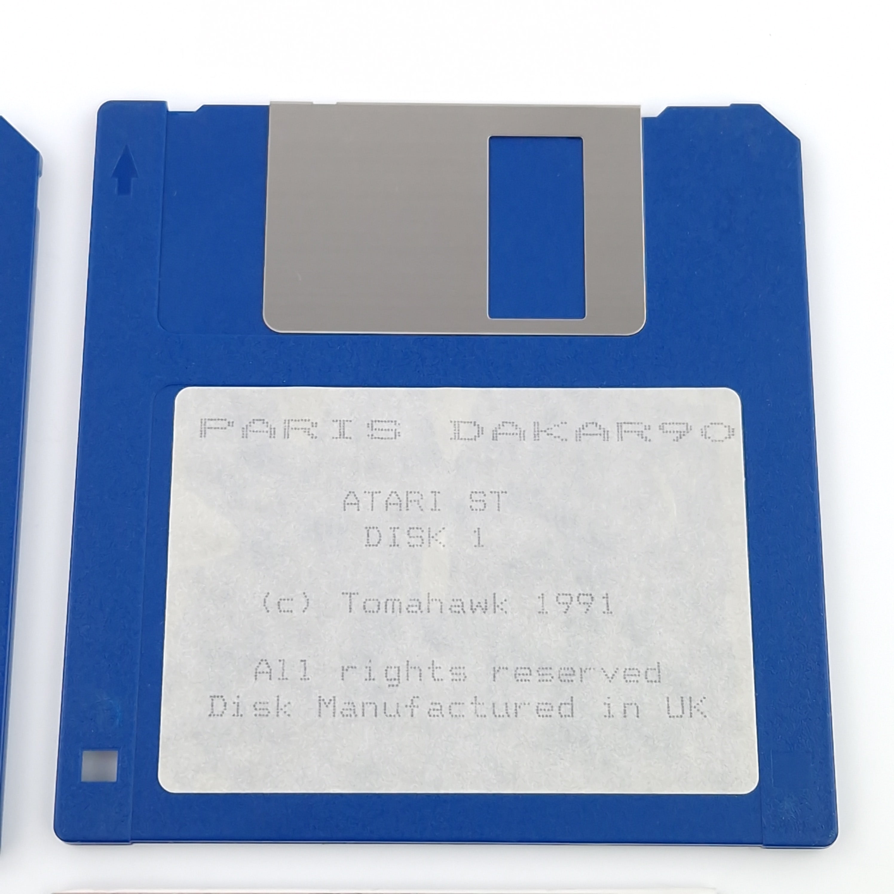 Atari ST Spiel – Paris Dakar (OVP Diskette Amiga)