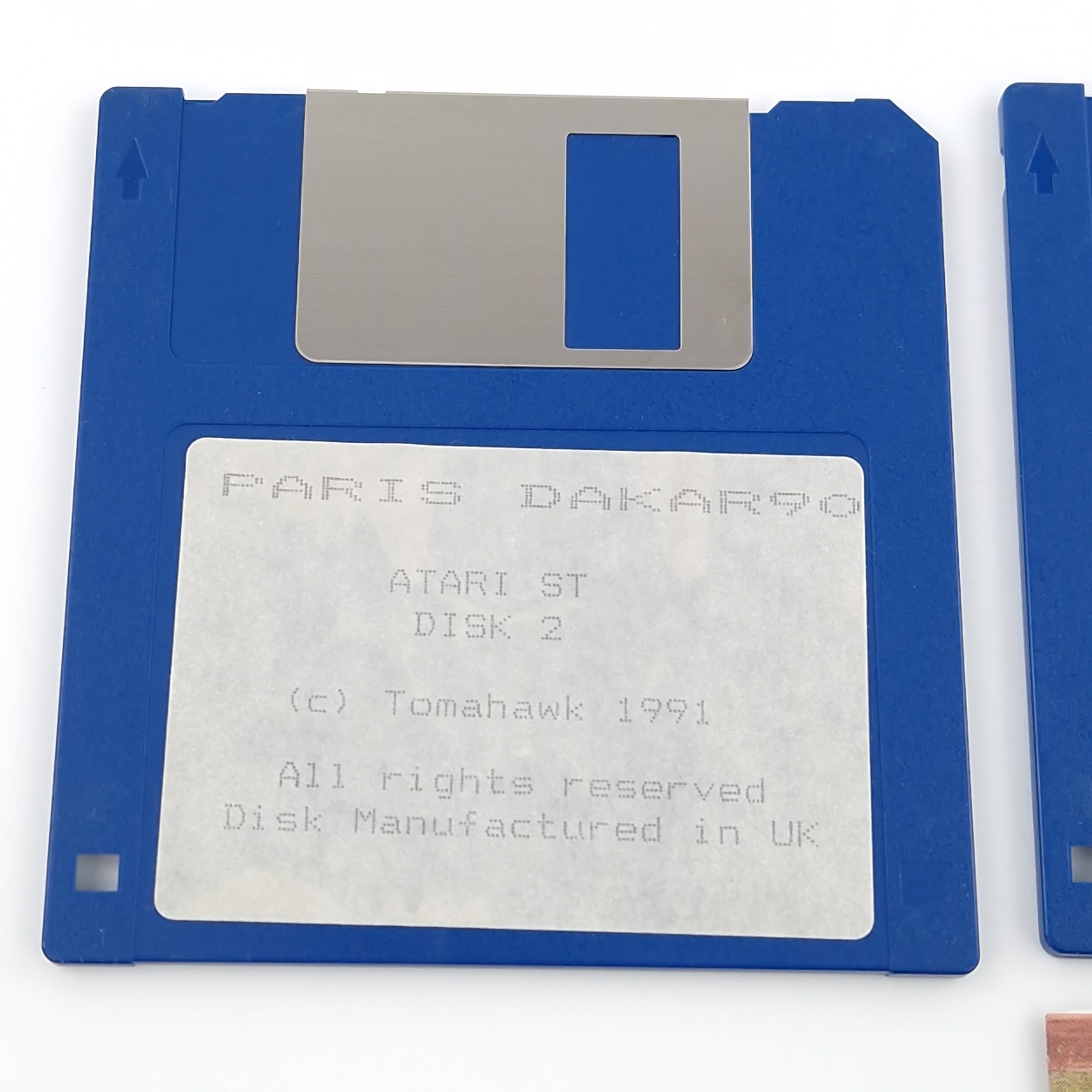 Atari ST Spiel – Paris Dakar (OVP Diskette Amiga)
