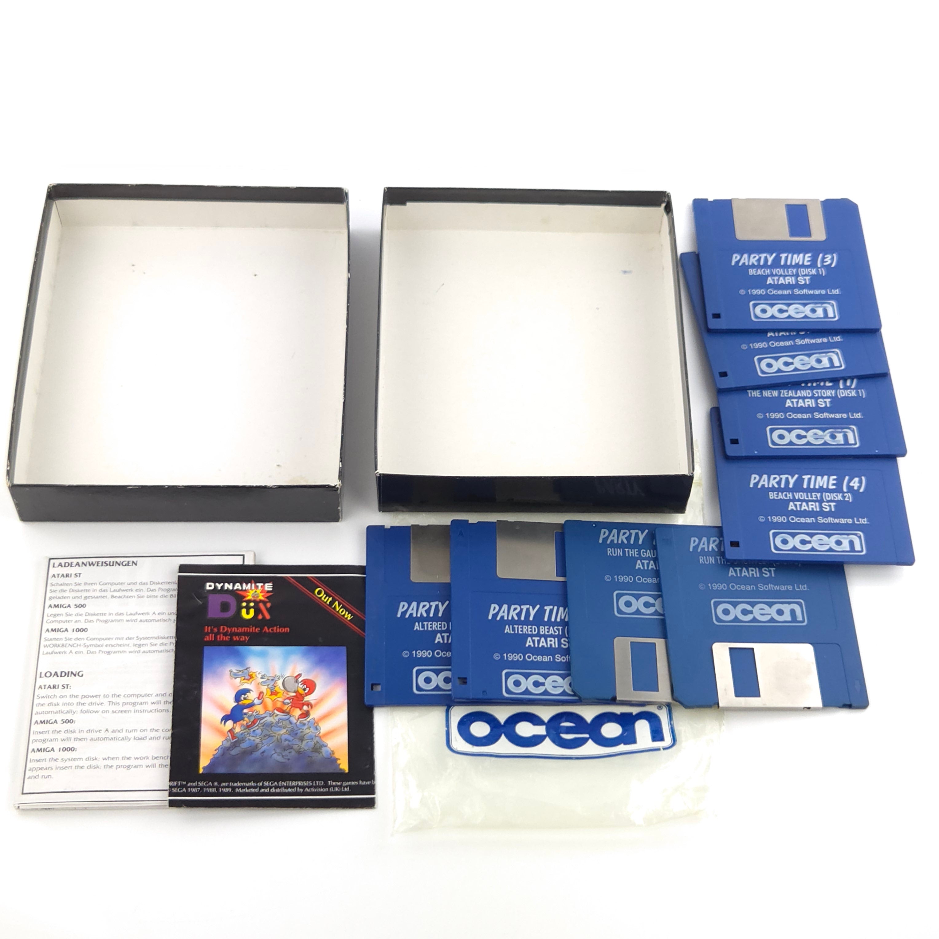 Atari ST Spiel – Party Time Diskette Anleitung OVP