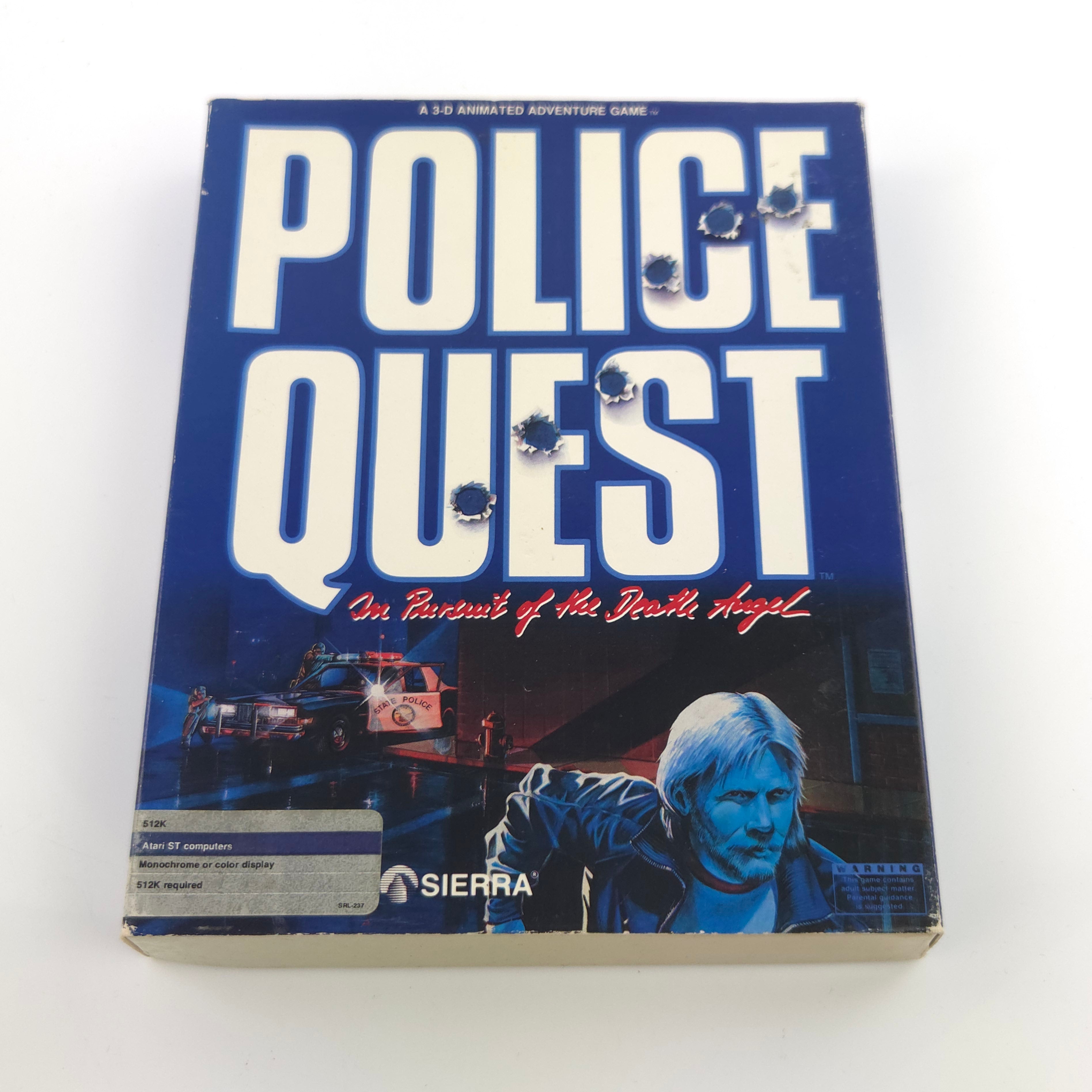 Atari ST Spiel – Police Quest Diskette Anleitung OVP