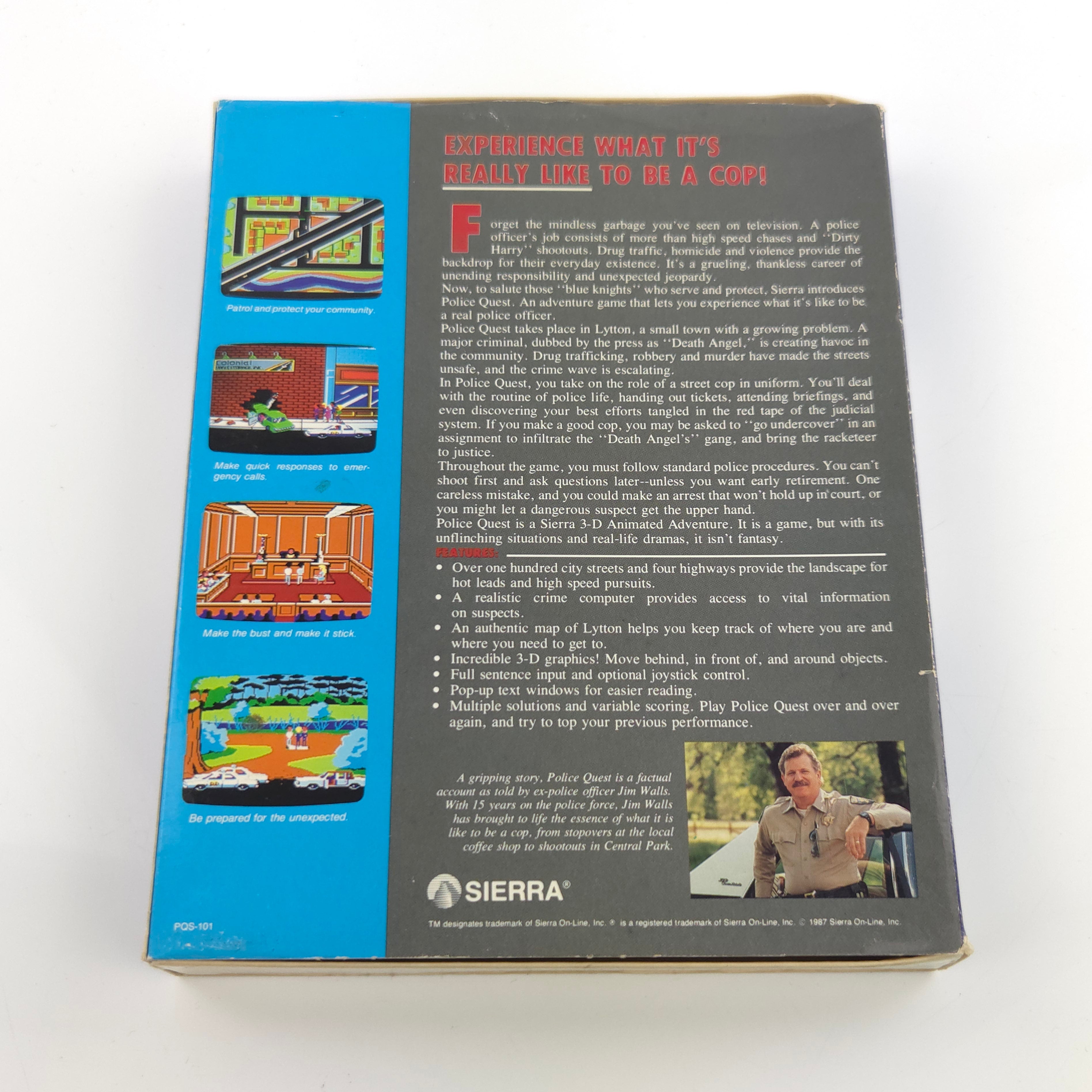 Atari ST Spiel – Police Quest Diskette Anleitung OVP