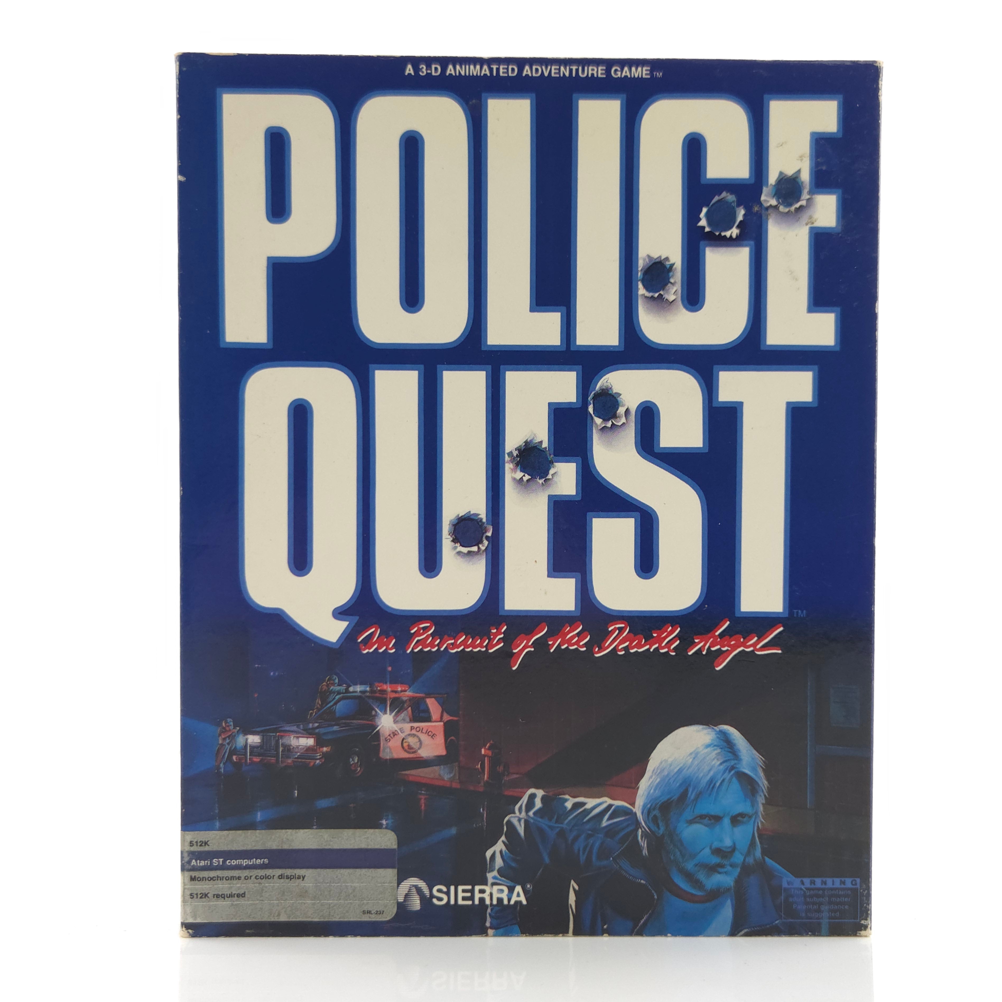 Atari ST Spiel – Police Quest Diskette Anleitung OVP