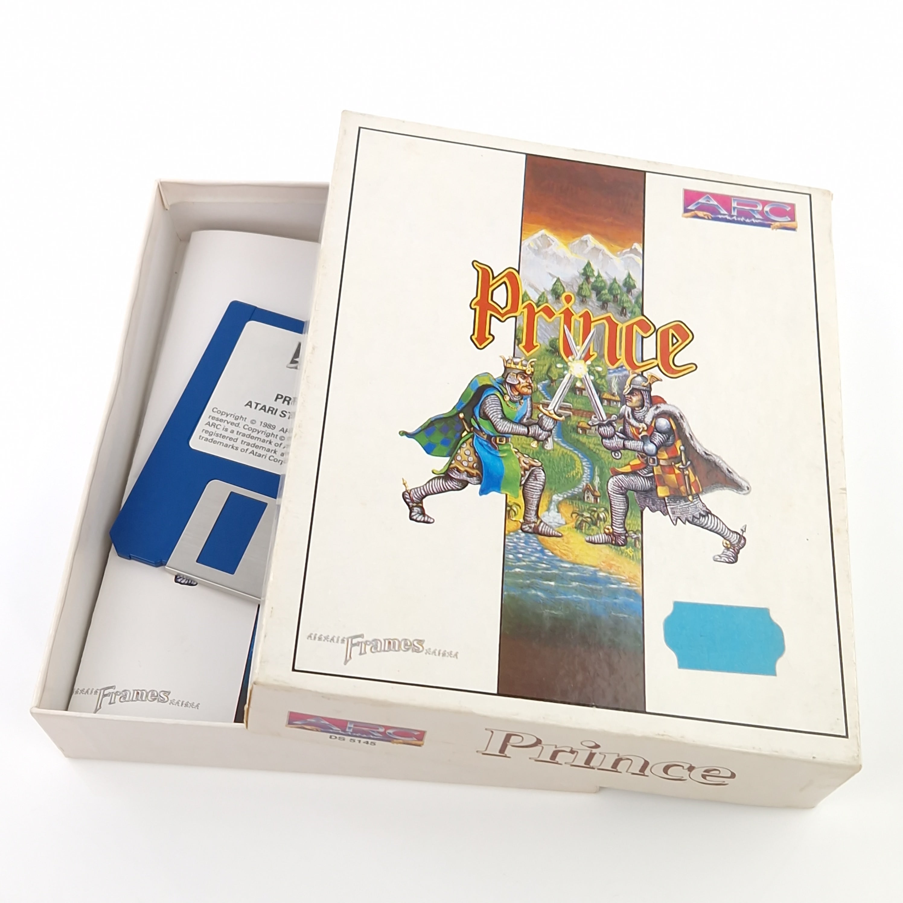 Atari ST Spiel – Prince mit Diskette Anleitung OVP