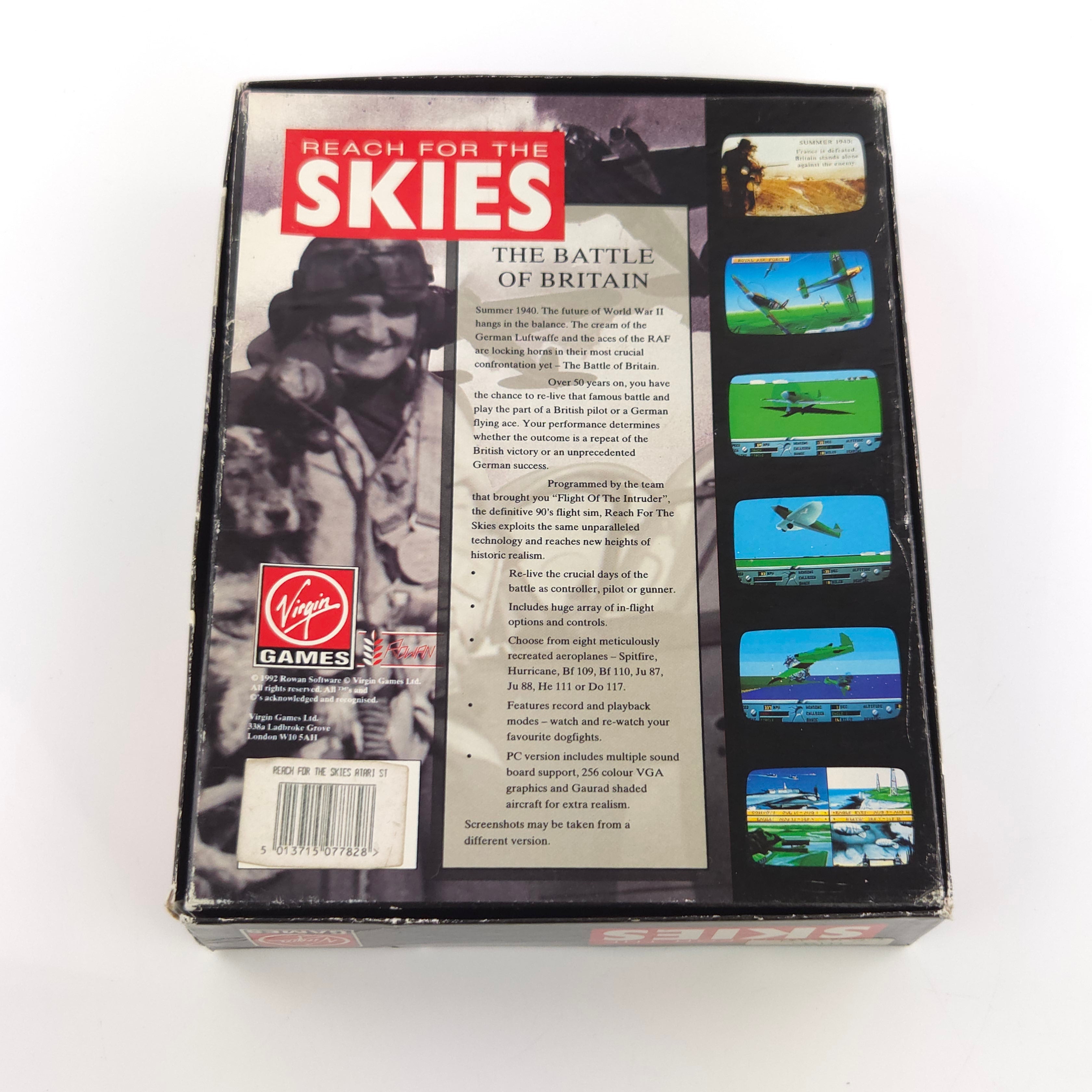Atari ST Spiel – Reach for the Skies OVP Big Box
