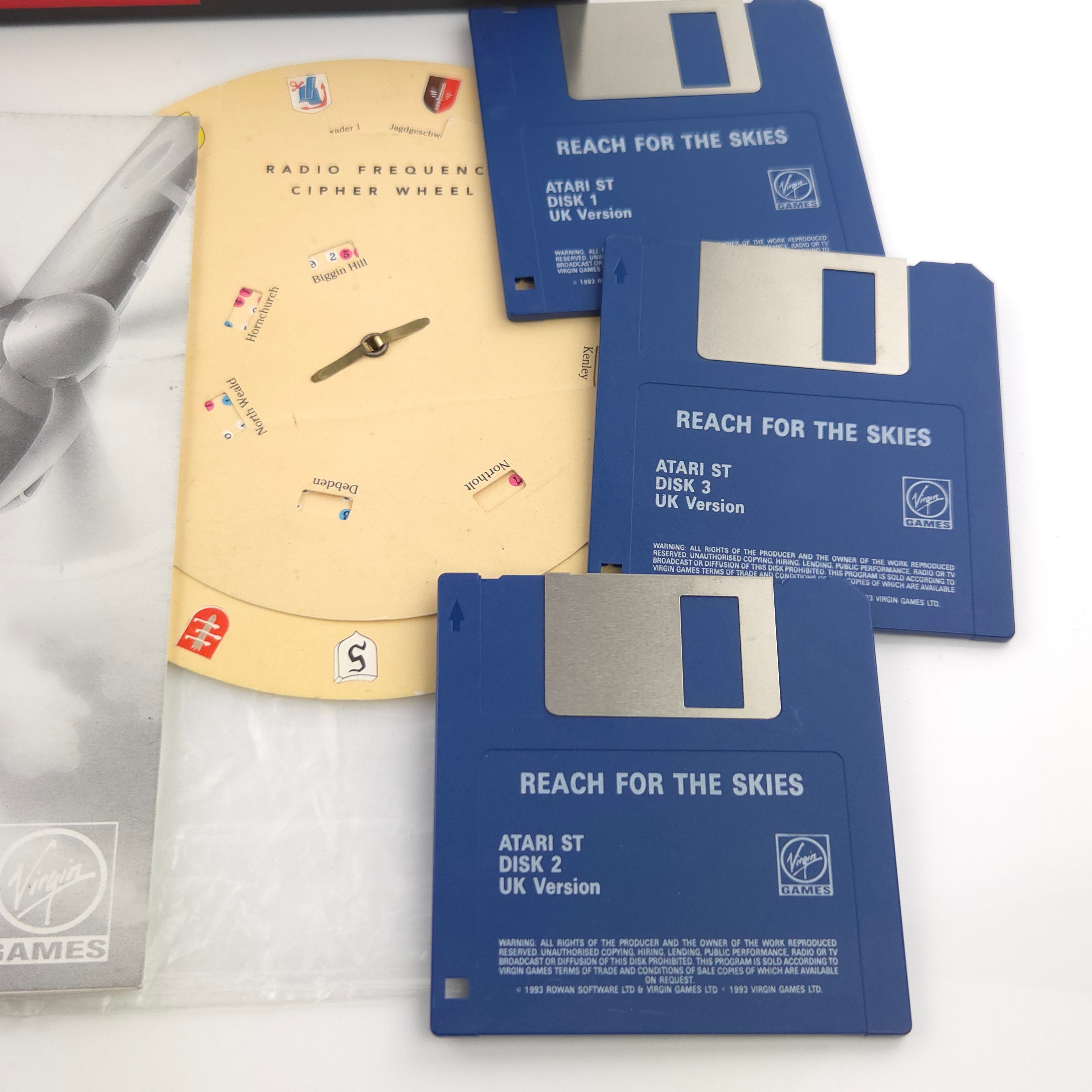 Atari ST Spiel – Reach for the Skies OVP Big Box