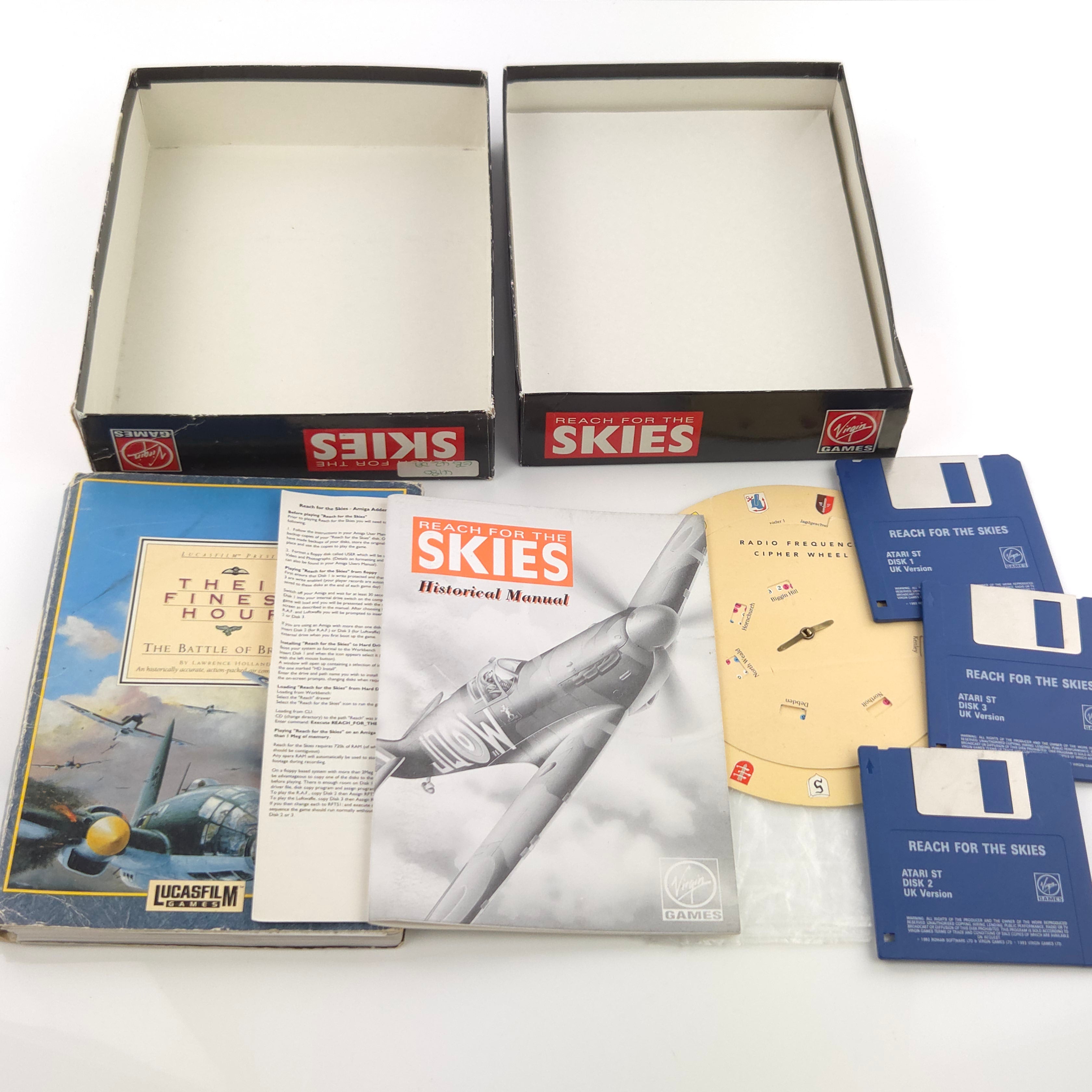 Atari ST Spiel – Reach for the Skies OVP Big Box