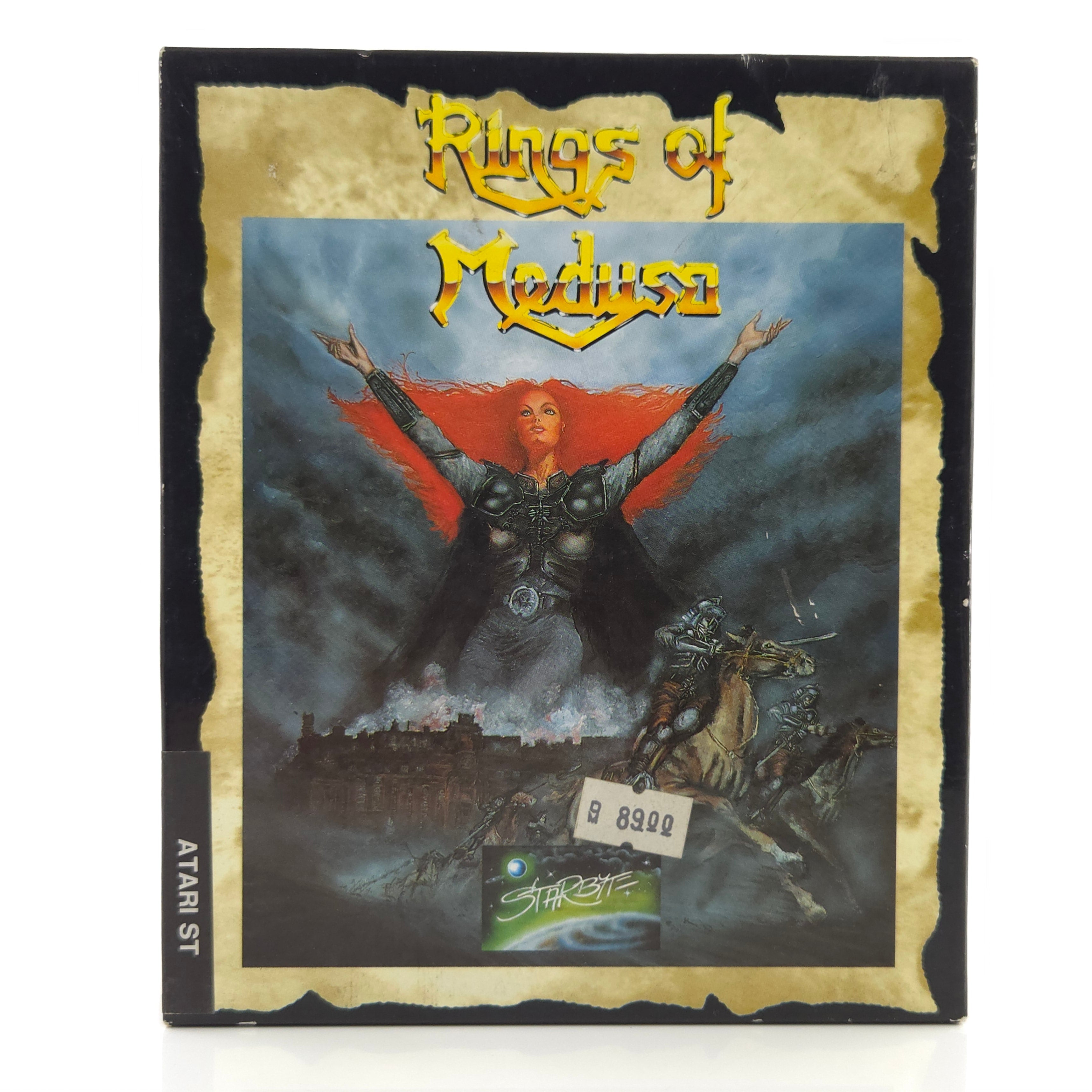 Atari ST Spiel – Rings of Medusa Diskette Anleitung OVP