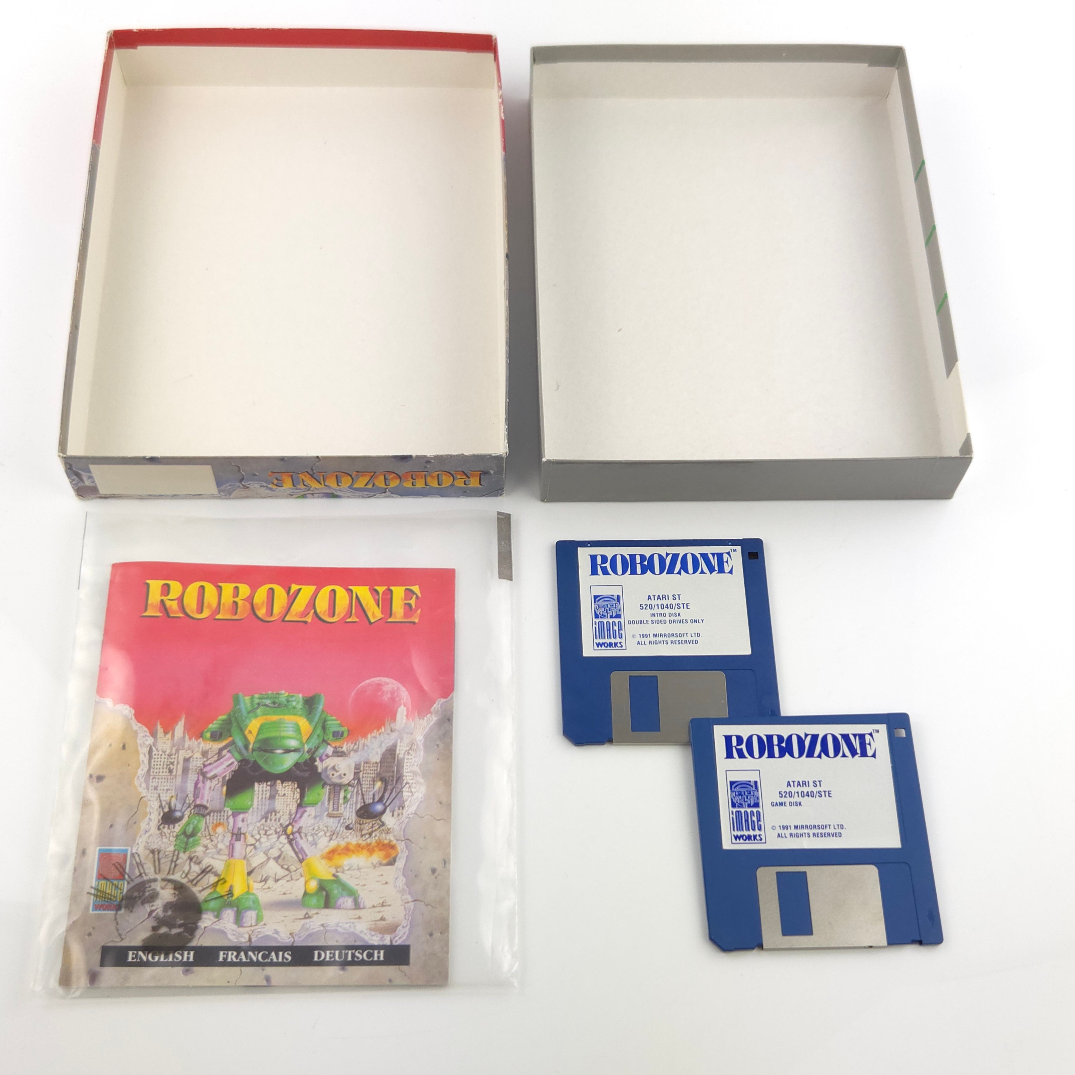 Atari ST Spiel – Robozone mit Anleitung OVP