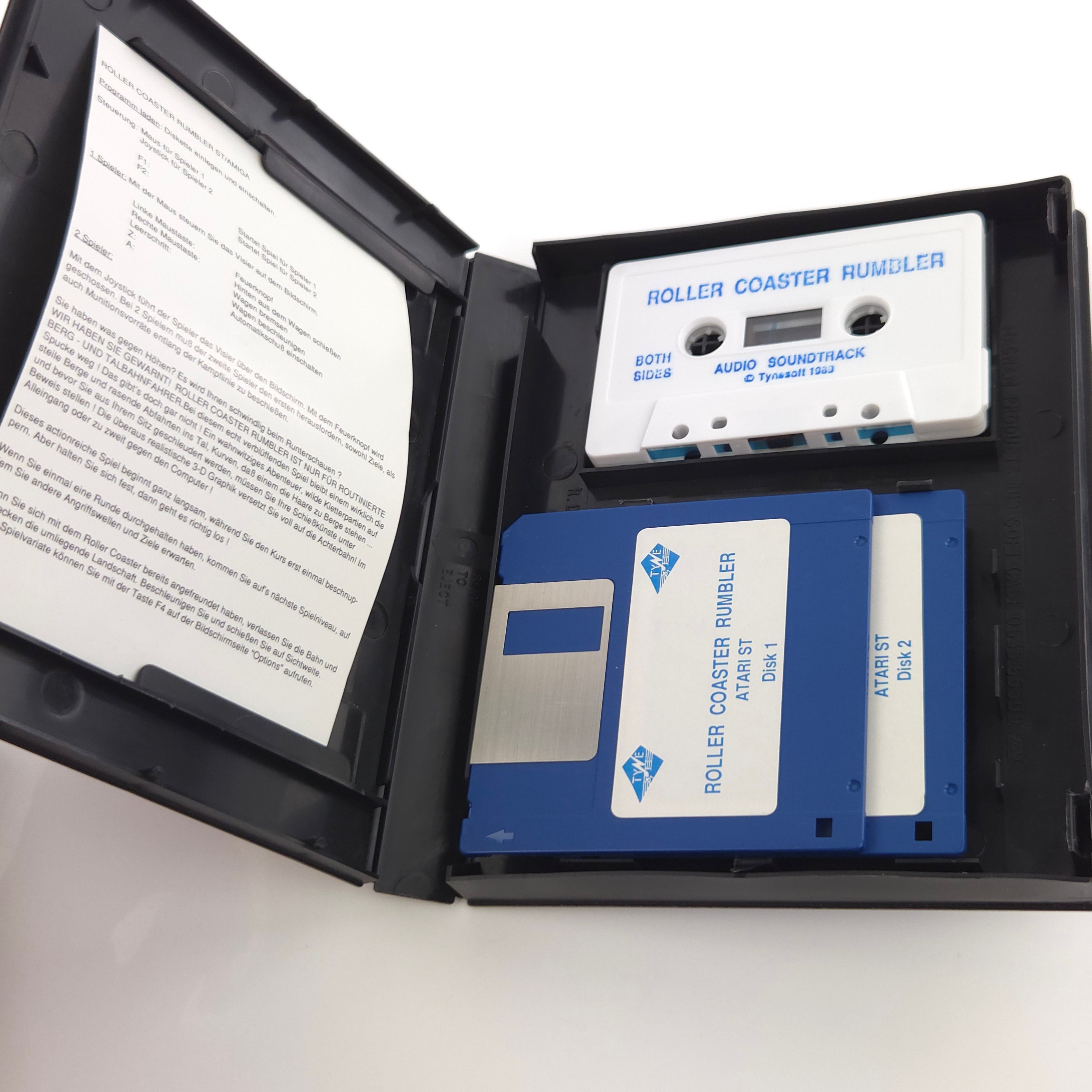 Atari ST Spiel – Roller Coaster Rumbler OVP Anleitung