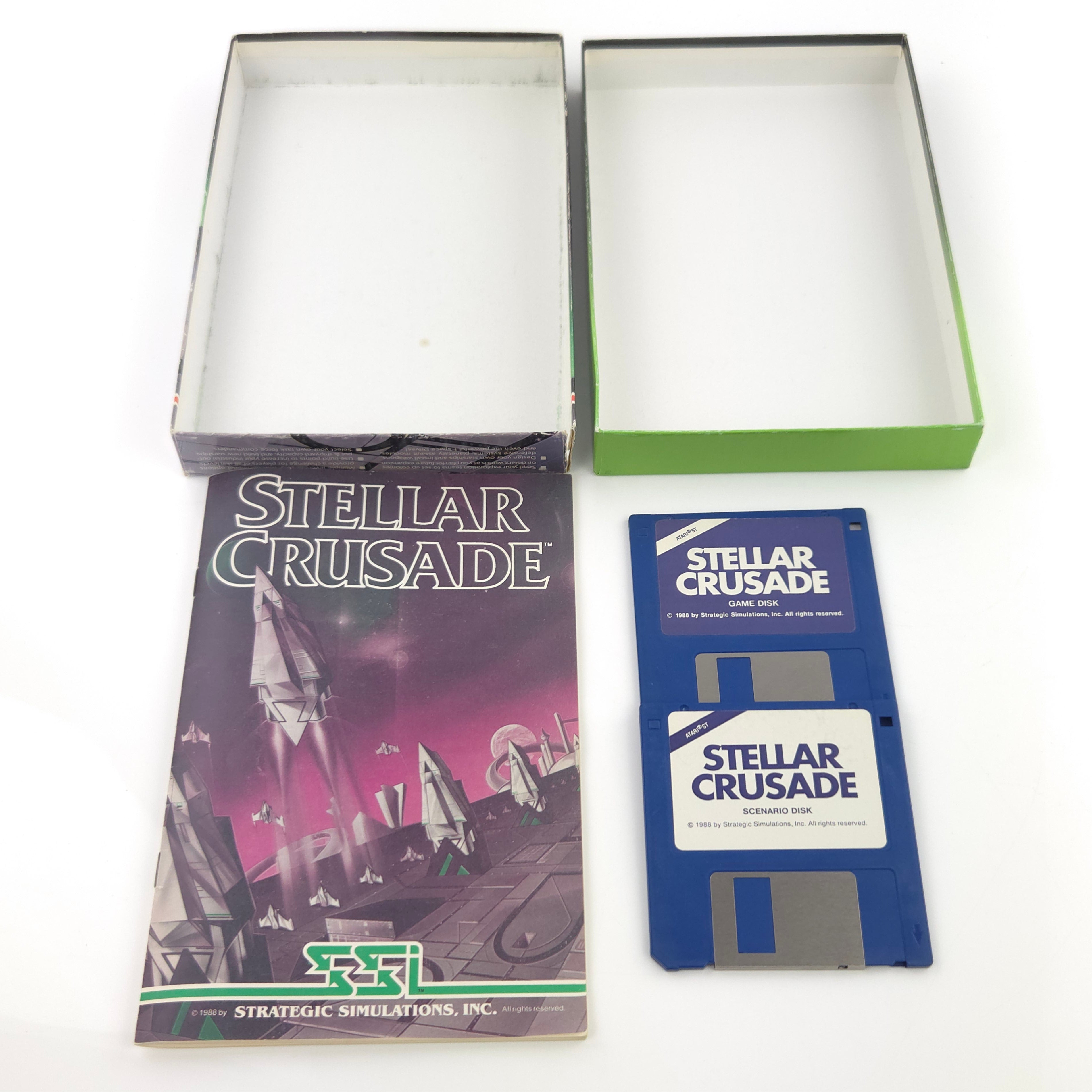 Atari ST Spiel – Stellar Crusade Diskette Anleitung OVP